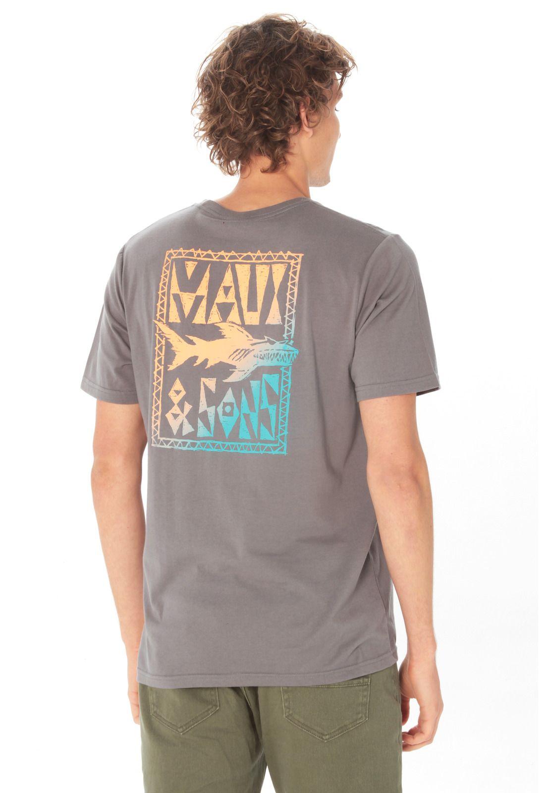 Polera Hombre 5P903-MV21 Gris Maui and Sons-1