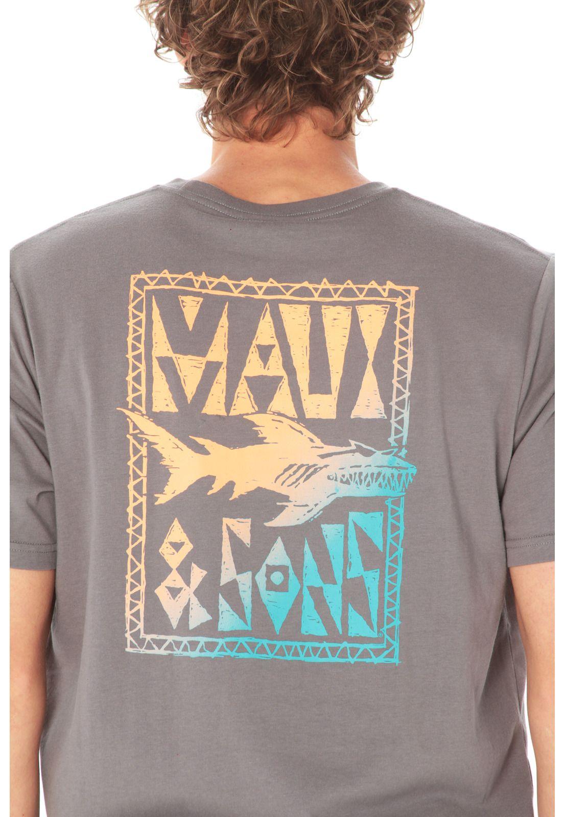 Polera Hombre 5P903-MV21 Gris Maui and Sons-2