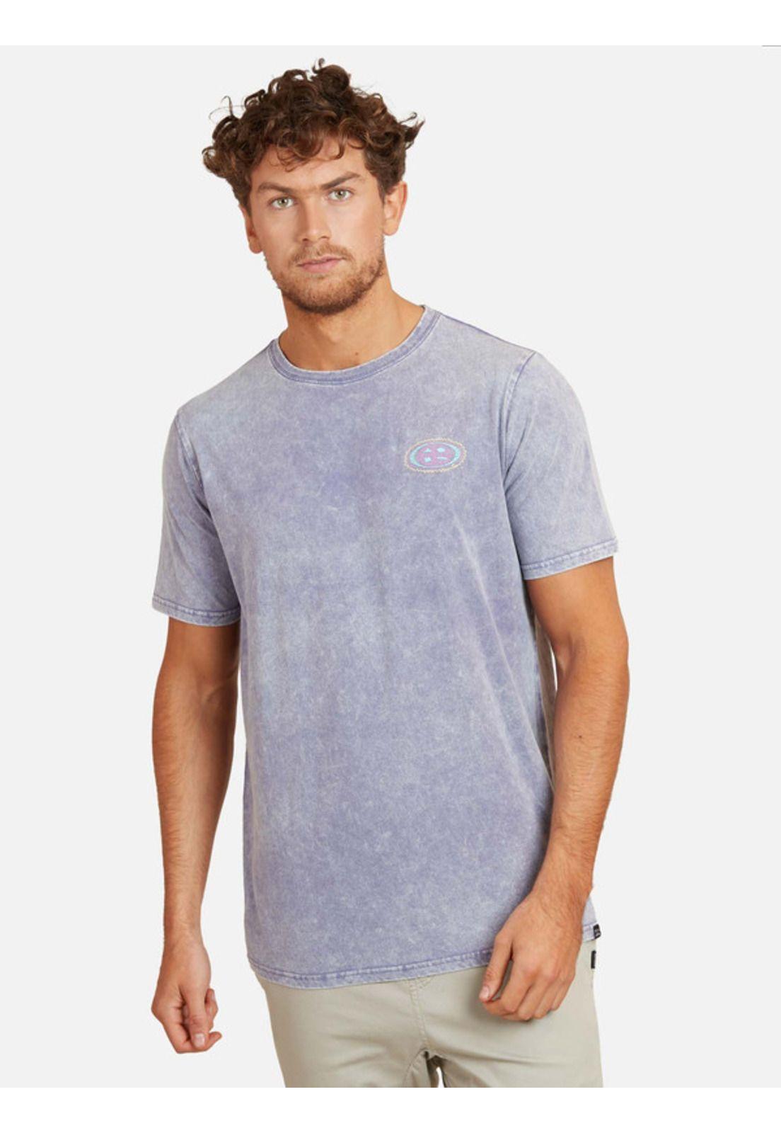 Polera Maui Oval Tee Hombre Morado Maui And Sons-0