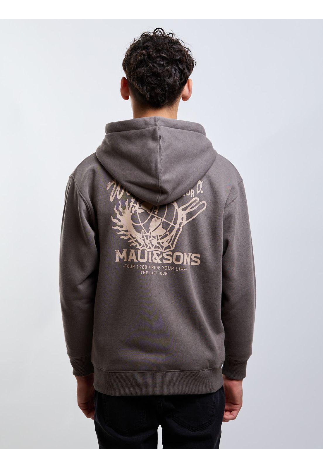 Poleron FZ Driftwood Café Infantil Maui And Sons-1