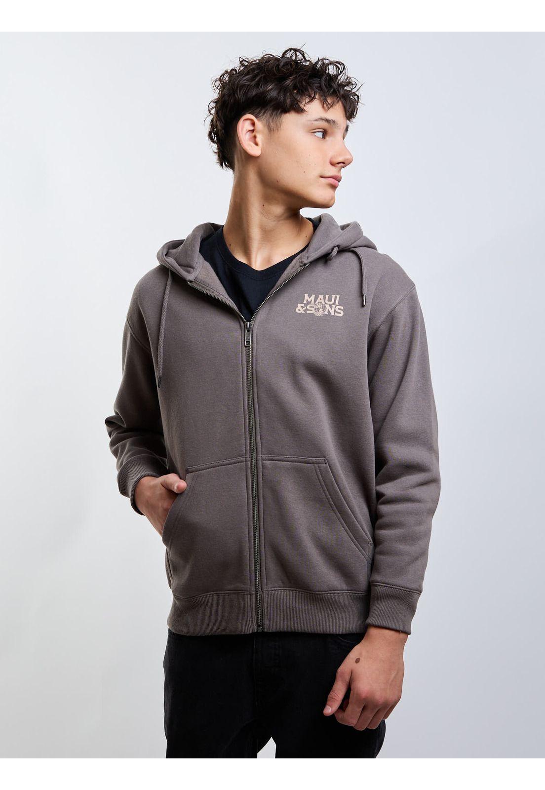 Poleron FZ Driftwood Café Infantil Maui And Sons-5