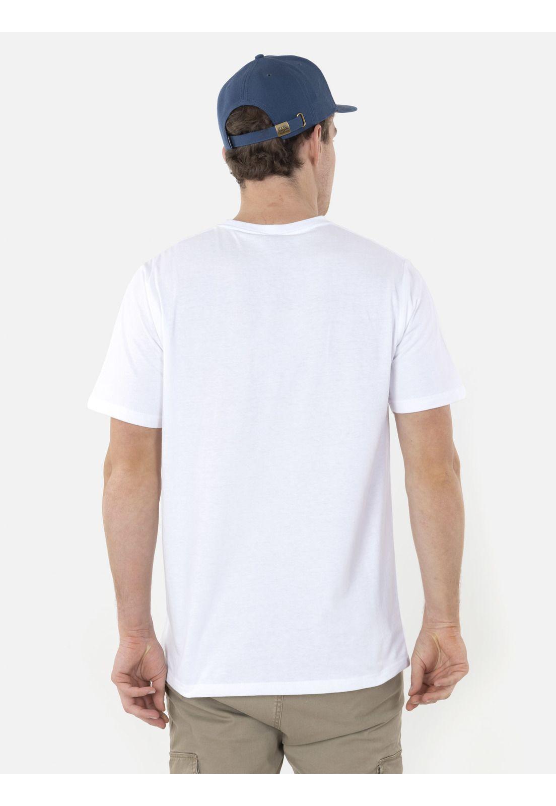 Polera GEOMETRIC SUNSET Hombre Blanco Maui and Sons-1