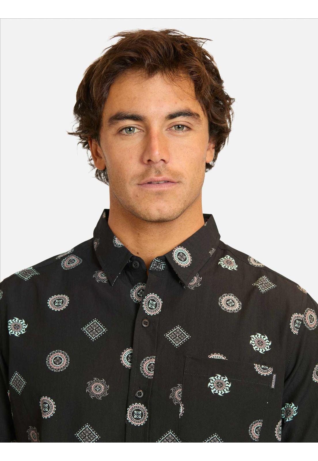 Camisa MC Tohani Multicolor Hombre Maui And Sons-2