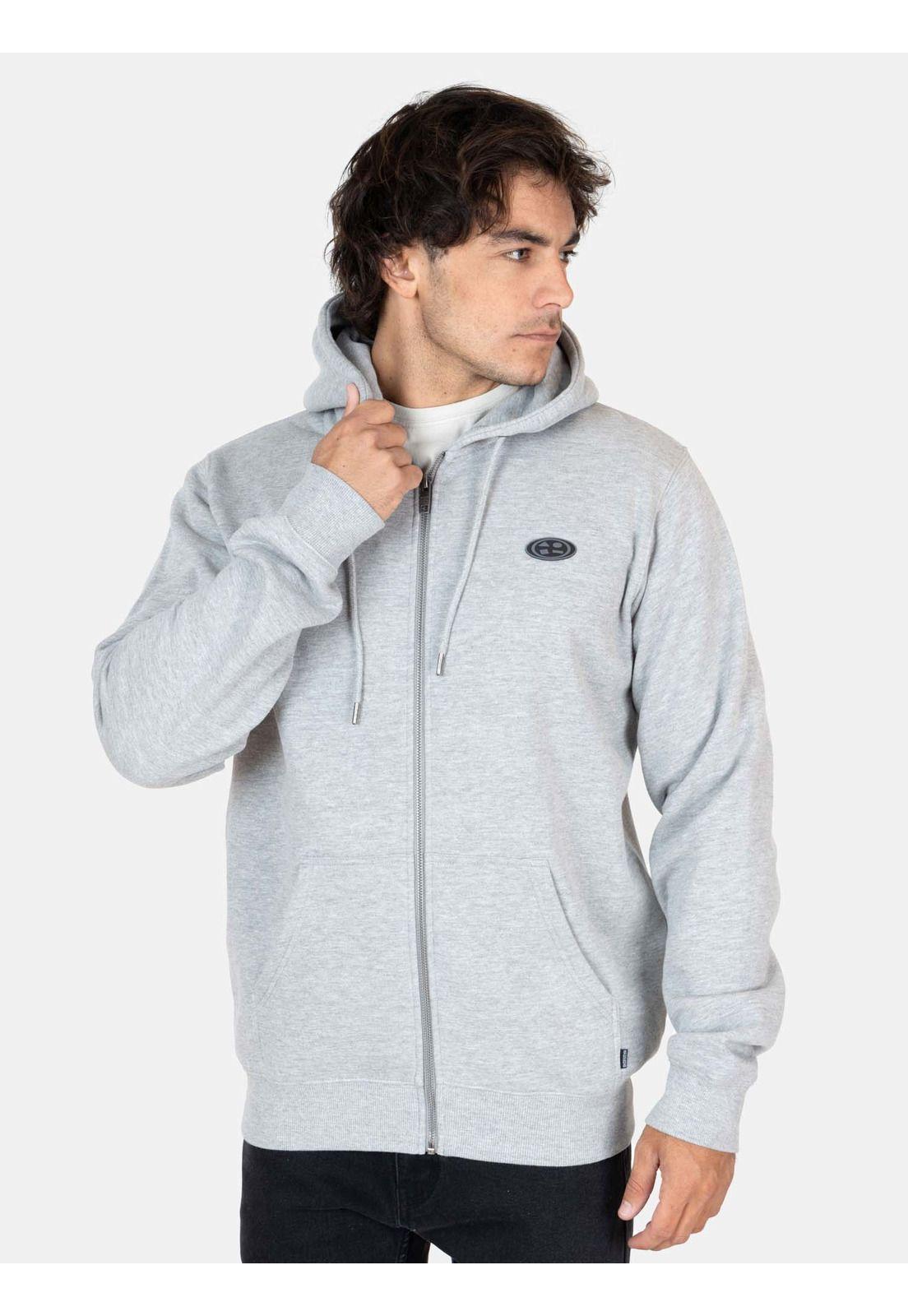 Poleron FZ Tidal Gris Hombre Maui And Sons-0