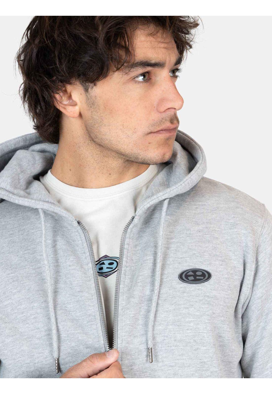 Poleron FZ Tidal Gris Hombre Maui And Sons-2