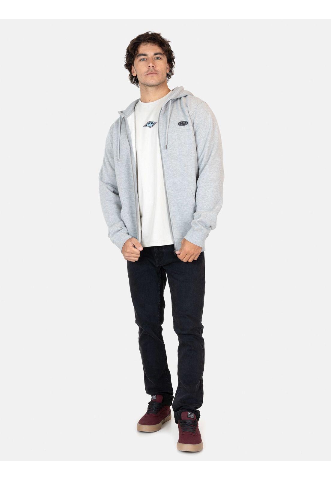 Poleron FZ Tidal Gris Hombre Maui And Sons-3