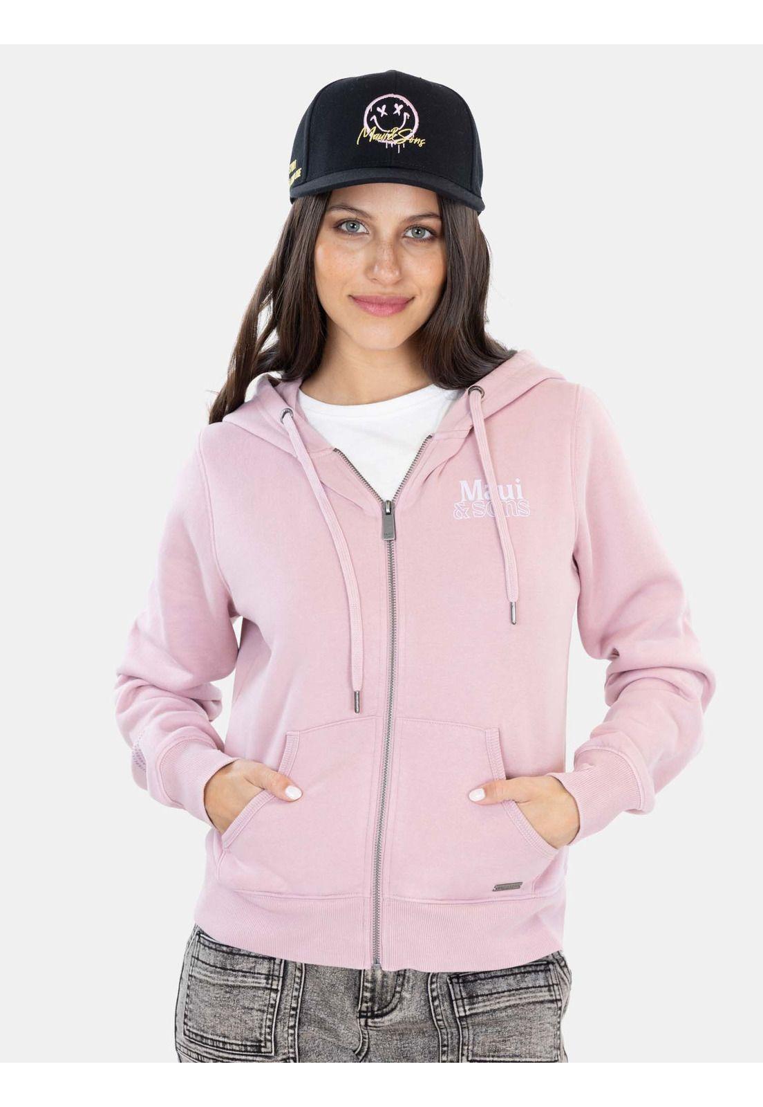 Poleron FZ Ember Rosado Mujer Maui and Sons-0