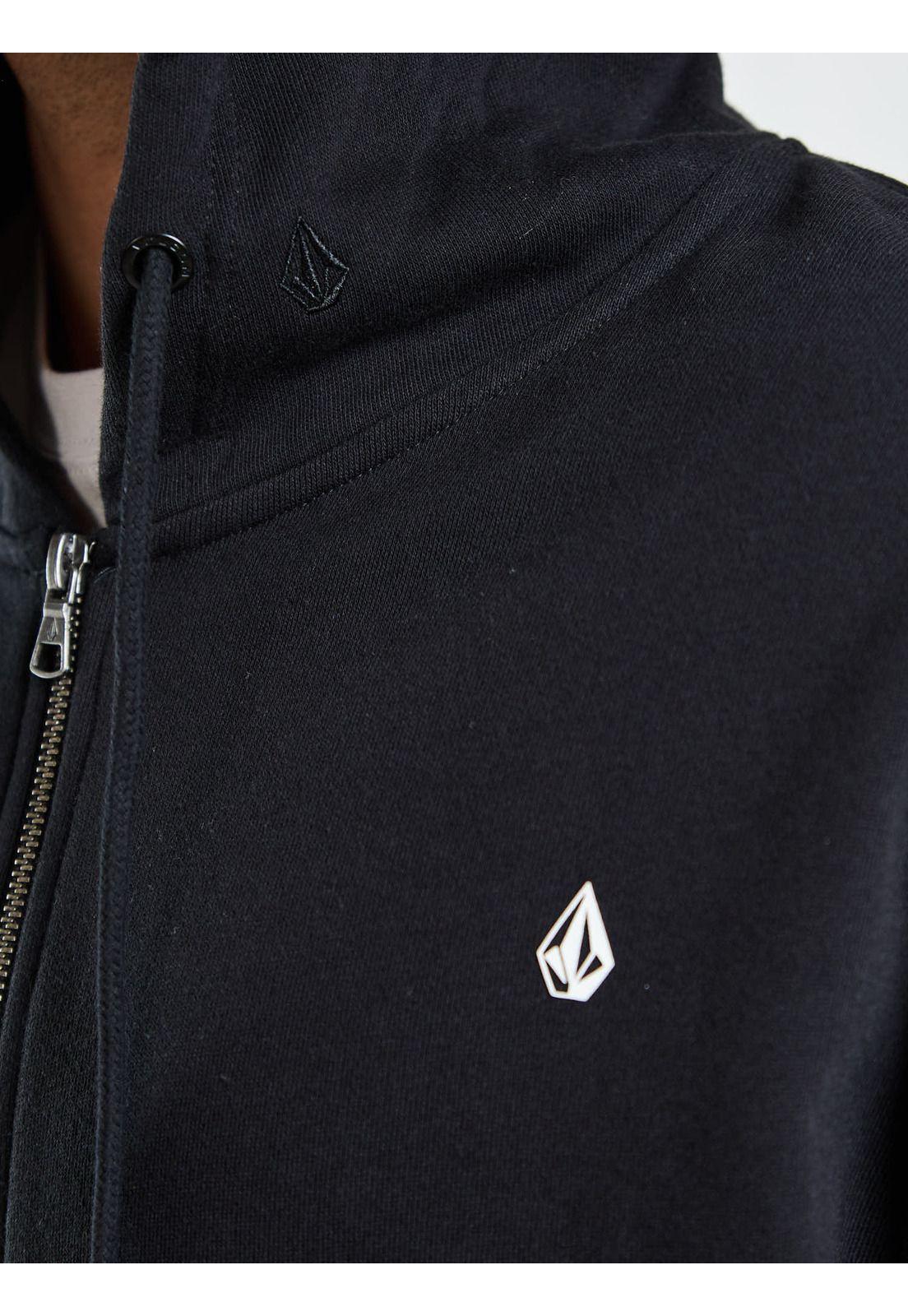 Poleron FZ Obsidian Negro Hombre Volcom-4