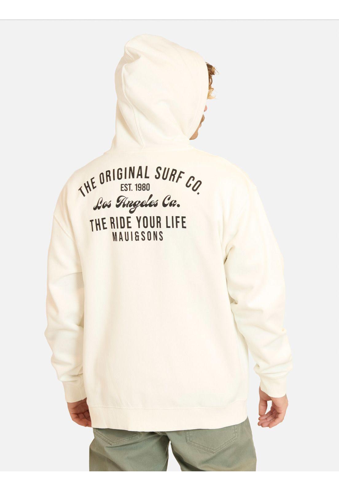 Poleron FZ Palmarix Blanco Hombre Maui And Sons-1