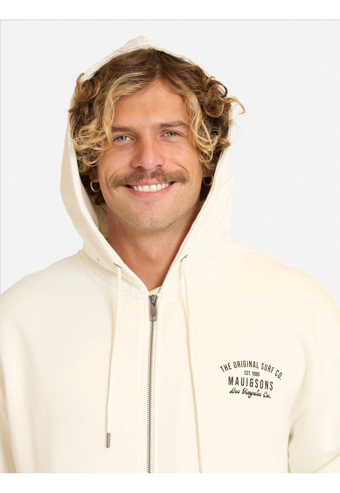 Poleron FZ Palmarix Blanco Hombre Maui And Sons-2