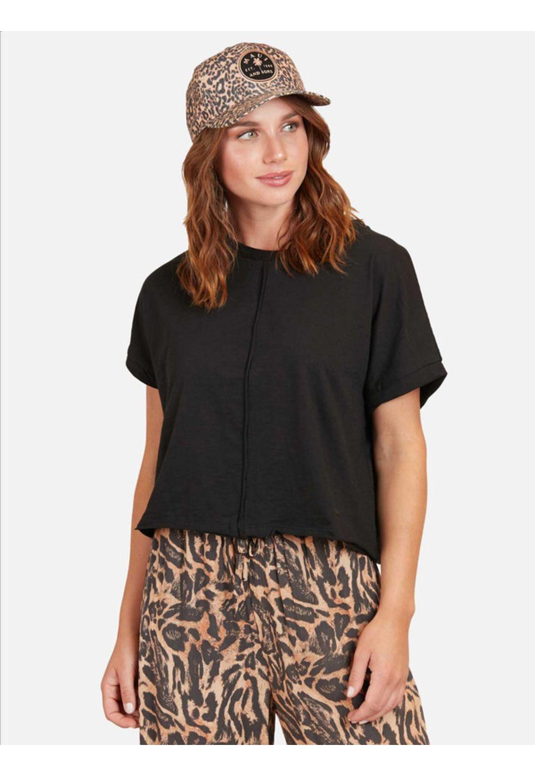 Polera Total Black Mujer Negro Maui And Sons-0