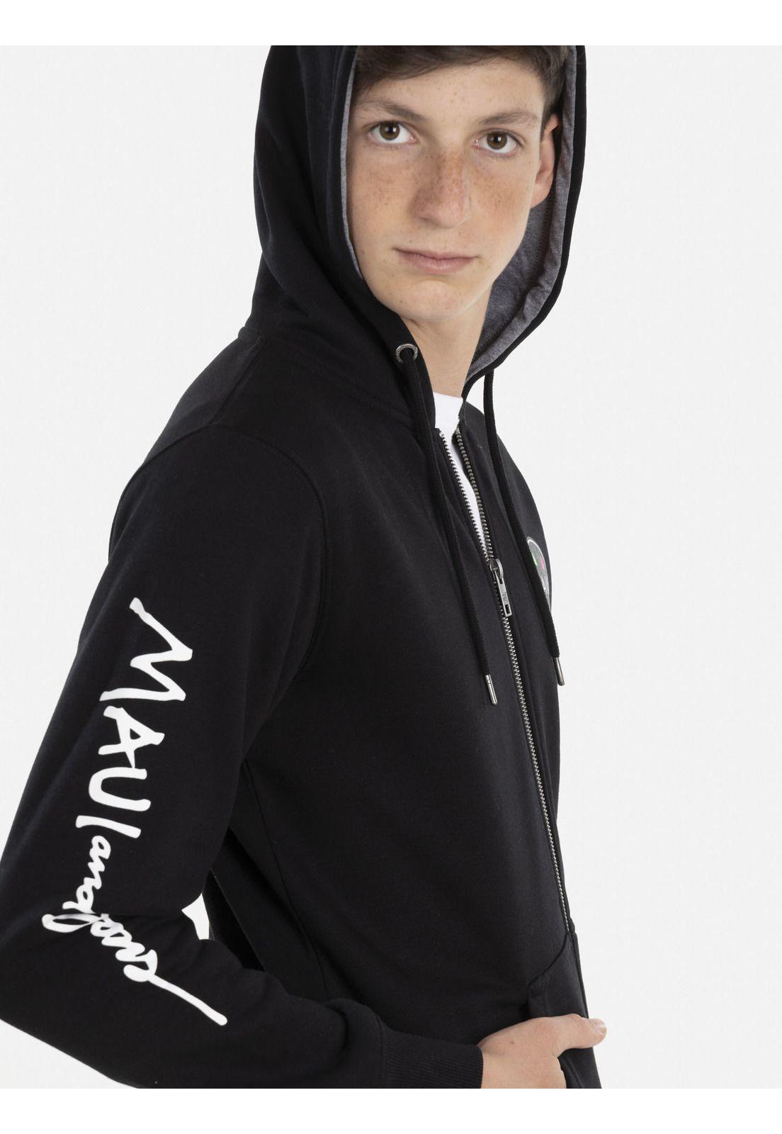 Poleron FZ Juvenil Negro Maui and Sons-3