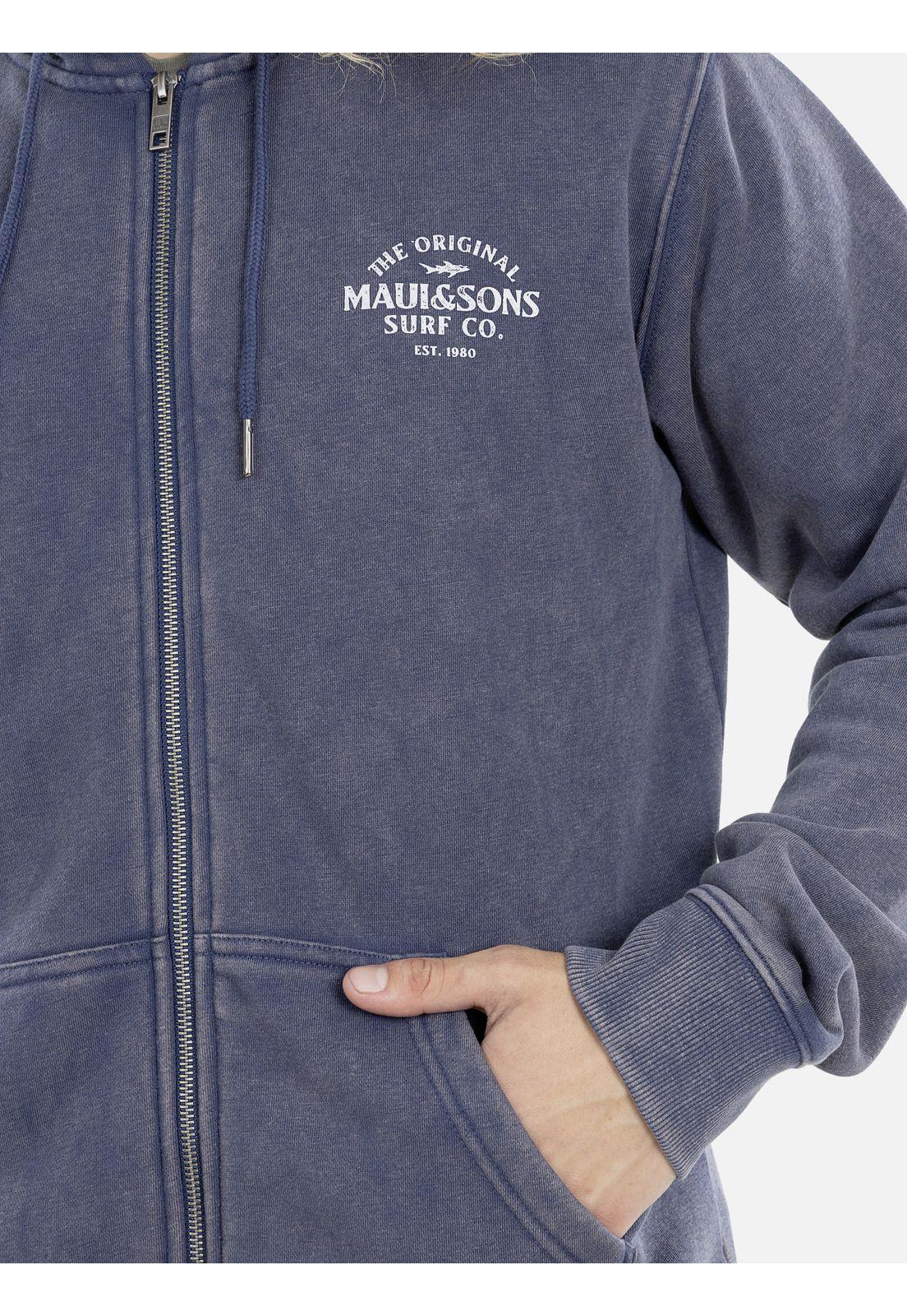 Poleron Hombre 5O437-MI21 Azul Maui and Sons-2