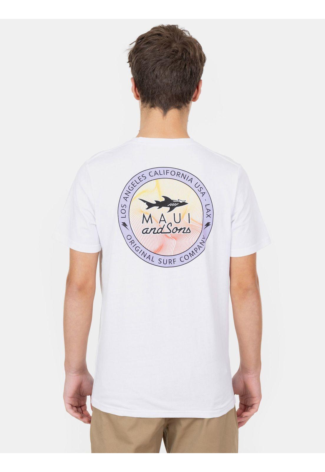 Polera MC Los Angeles Lax Tees Blanco Infantil Maui And Sons-1