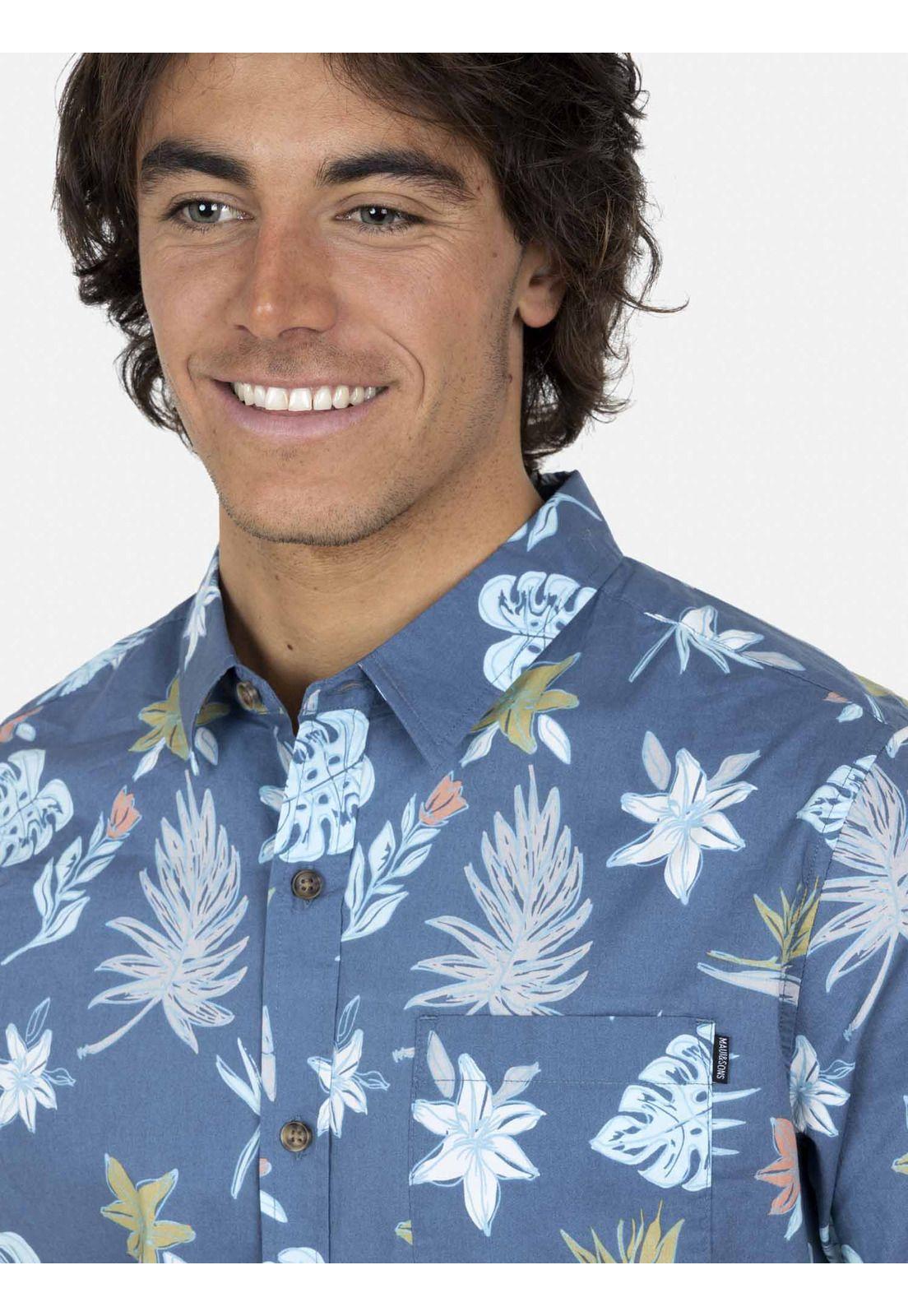 Camisa Hombre 5C929-MV22 Azul Maui and Sons-2