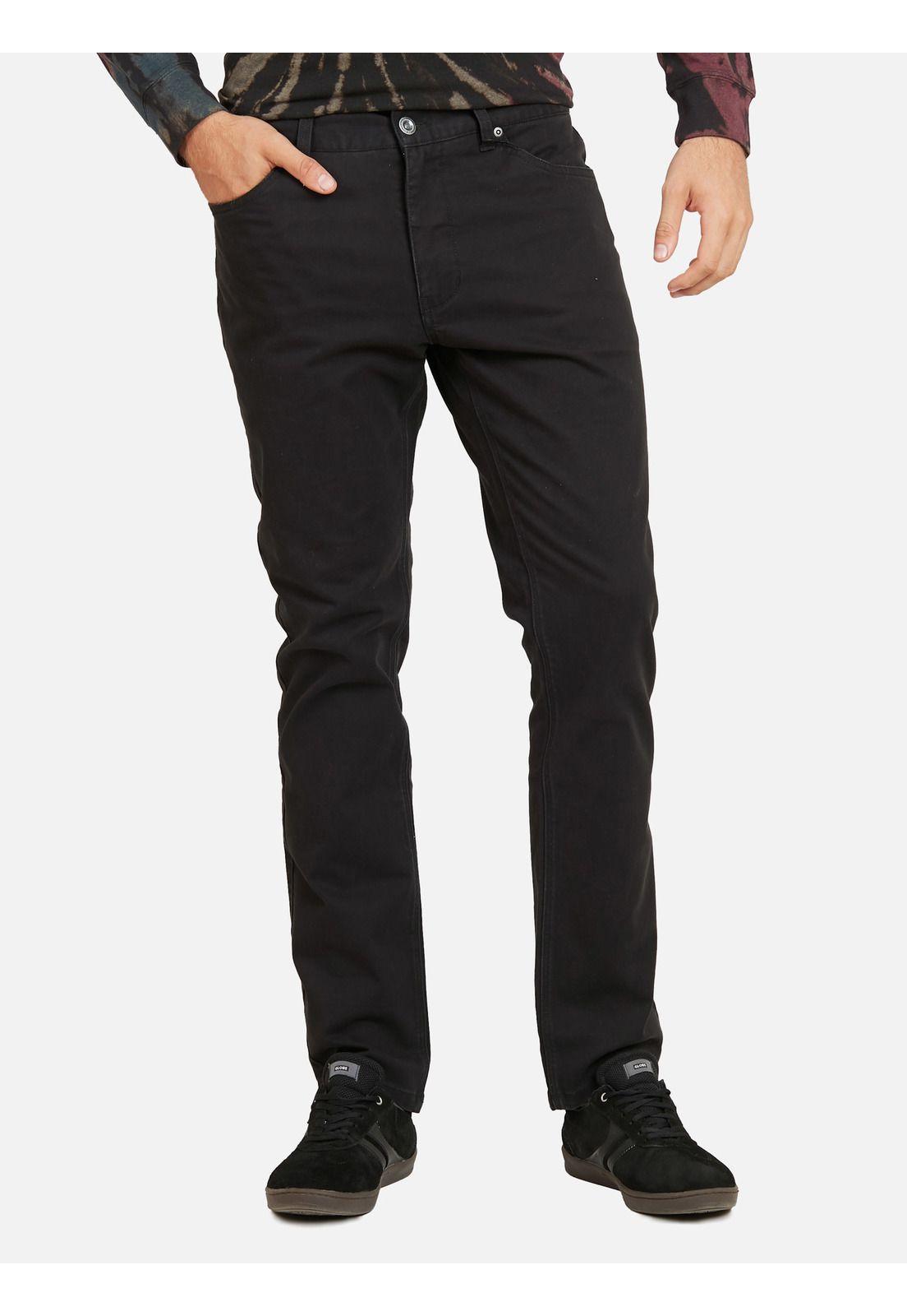 Pantalon Skinny Fit Hombre Negro Maui And Sons-0