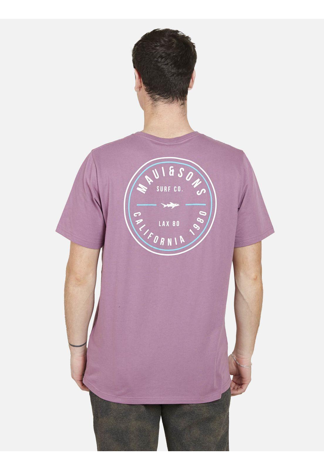 Polera OLD BRAND Hombre Burdeo Maui and Sons-1