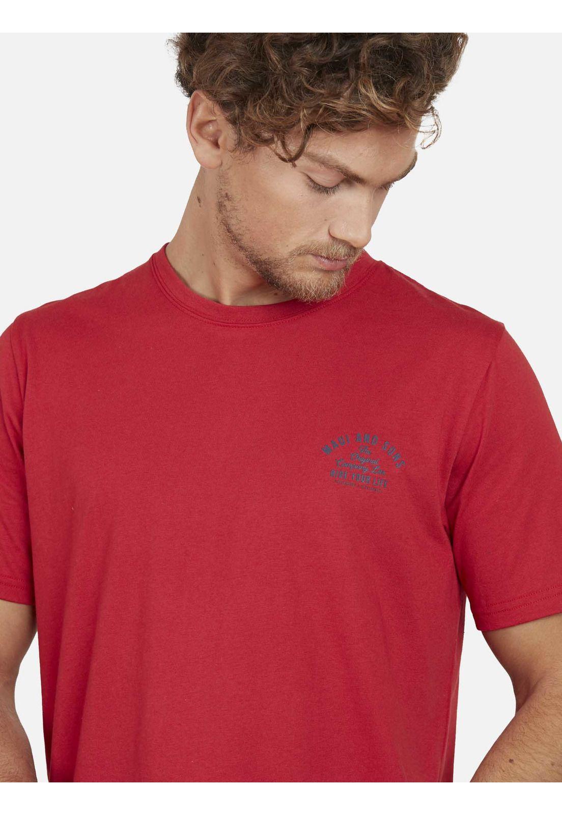 Polera RIDE YOUR LIFE Hombre Rojo Maui and Sons-2