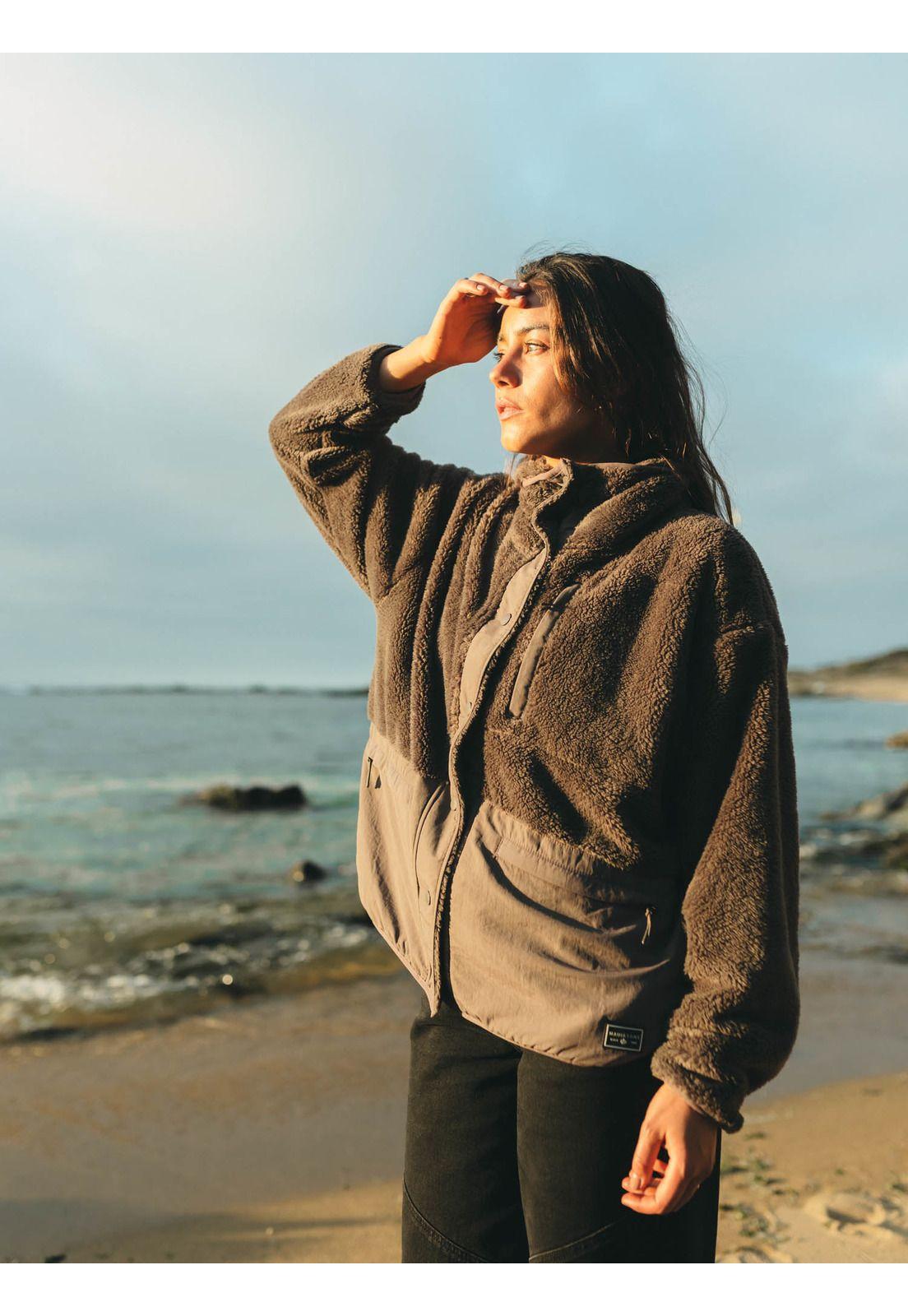 Poleron Blaze Café Mujer Maui And Sons-0