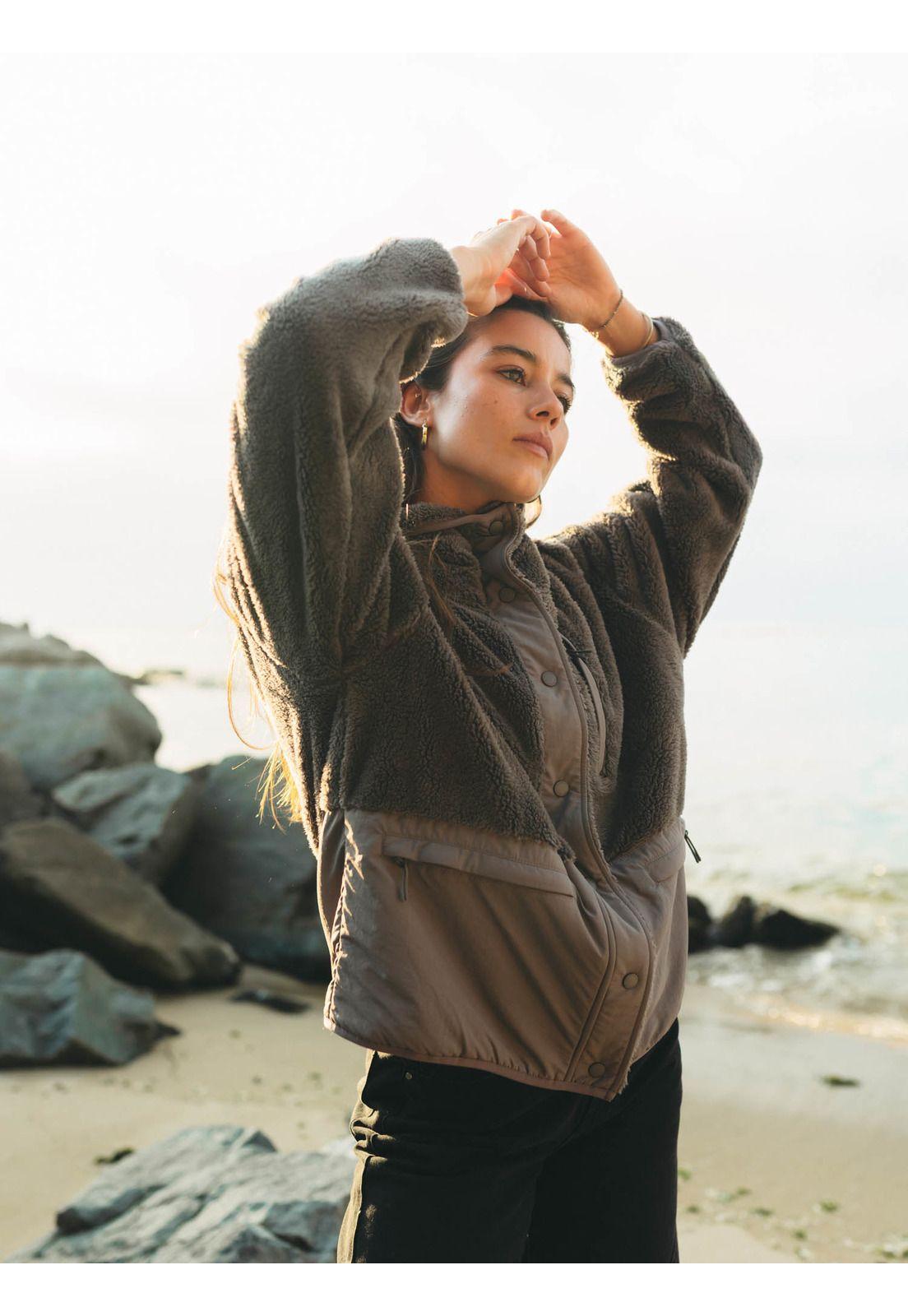 Poleron Blaze Café Mujer Maui And Sons-1