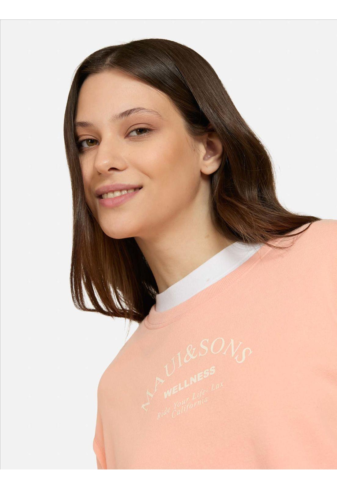 Poleron CR Glowtide Rosado Mujer Maui And Sons-2