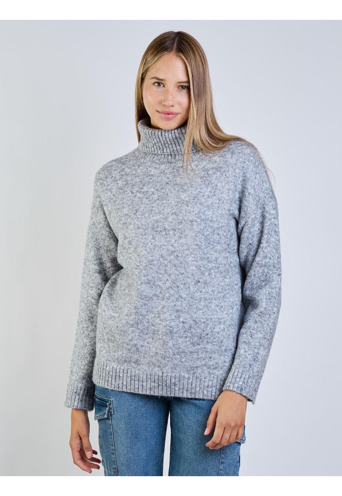 Sweater Stonea Gris Mujer Maui And Sons-0