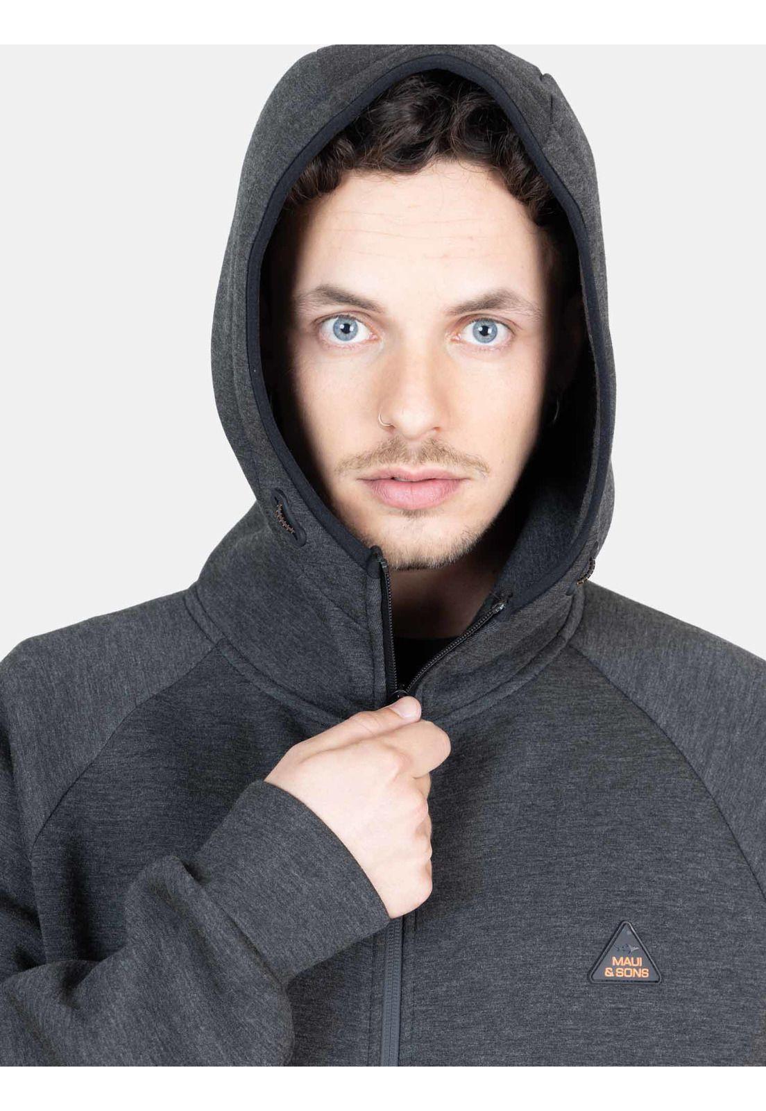 Poleron FZ Ocean Negro Hombre Maui And Sons-2