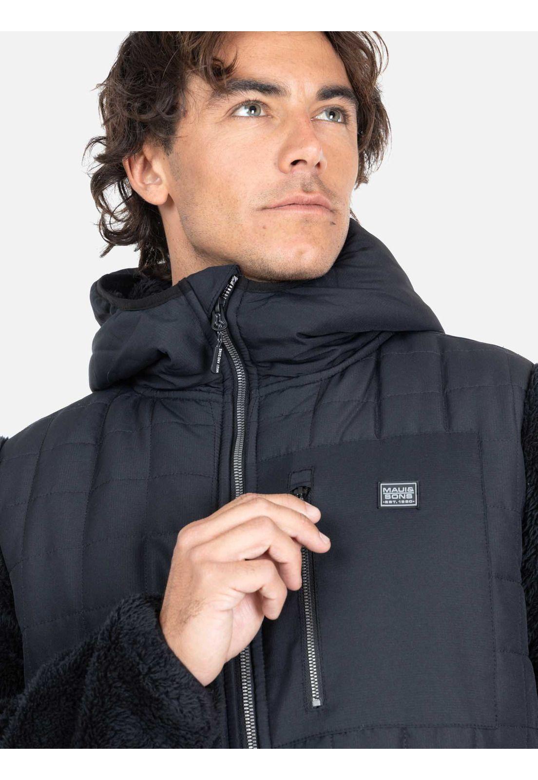 Poleron Chiporro Gonza Negro Hombre Maui And Sons-2
