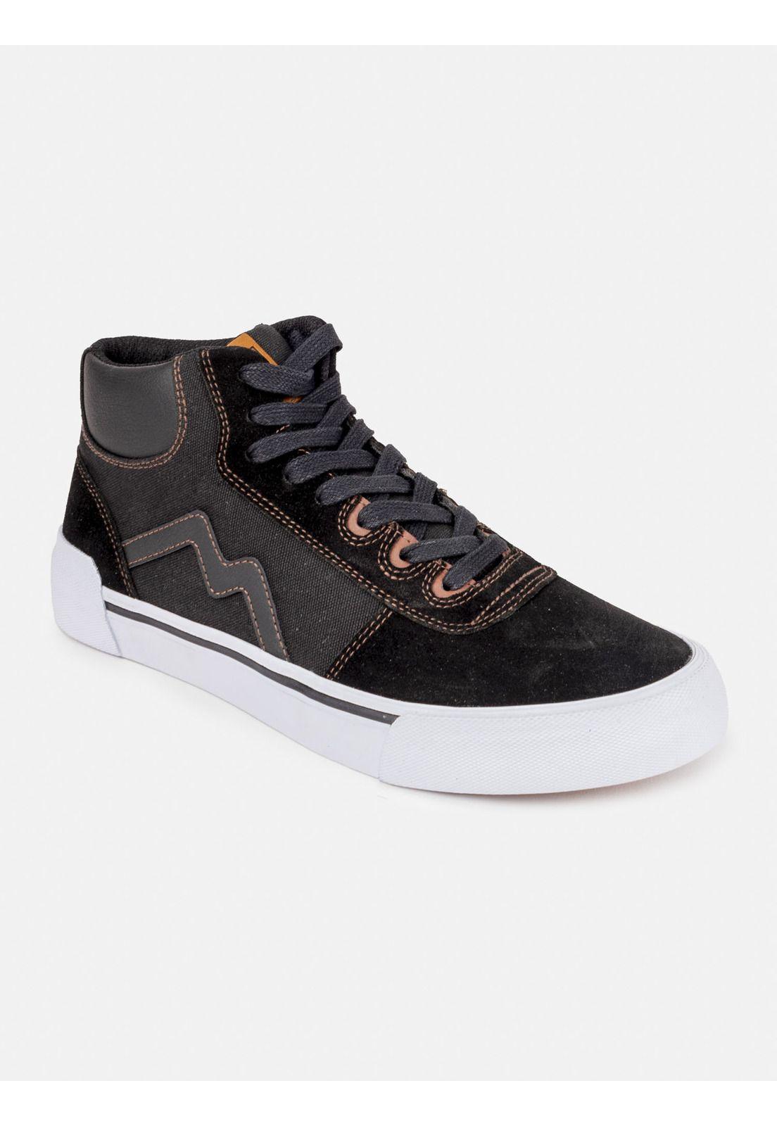 ZAPATILLAS CLASICAS PELE HI HOMBRE MAUI AND SONS | Negro | 37-0