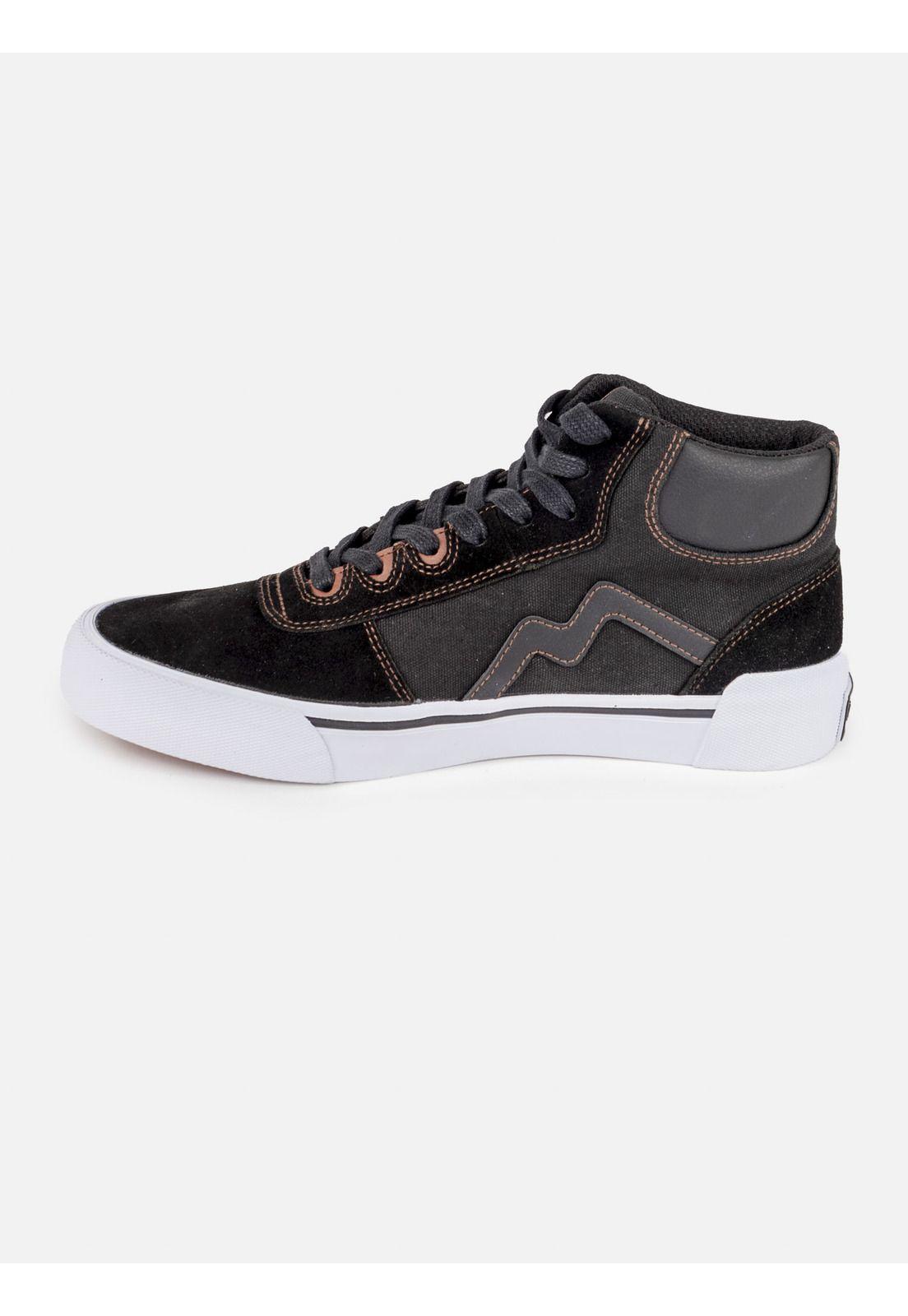 ZAPATILLAS CLASICAS PELE HI HOMBRE MAUI AND SONS | Negro | 37-3