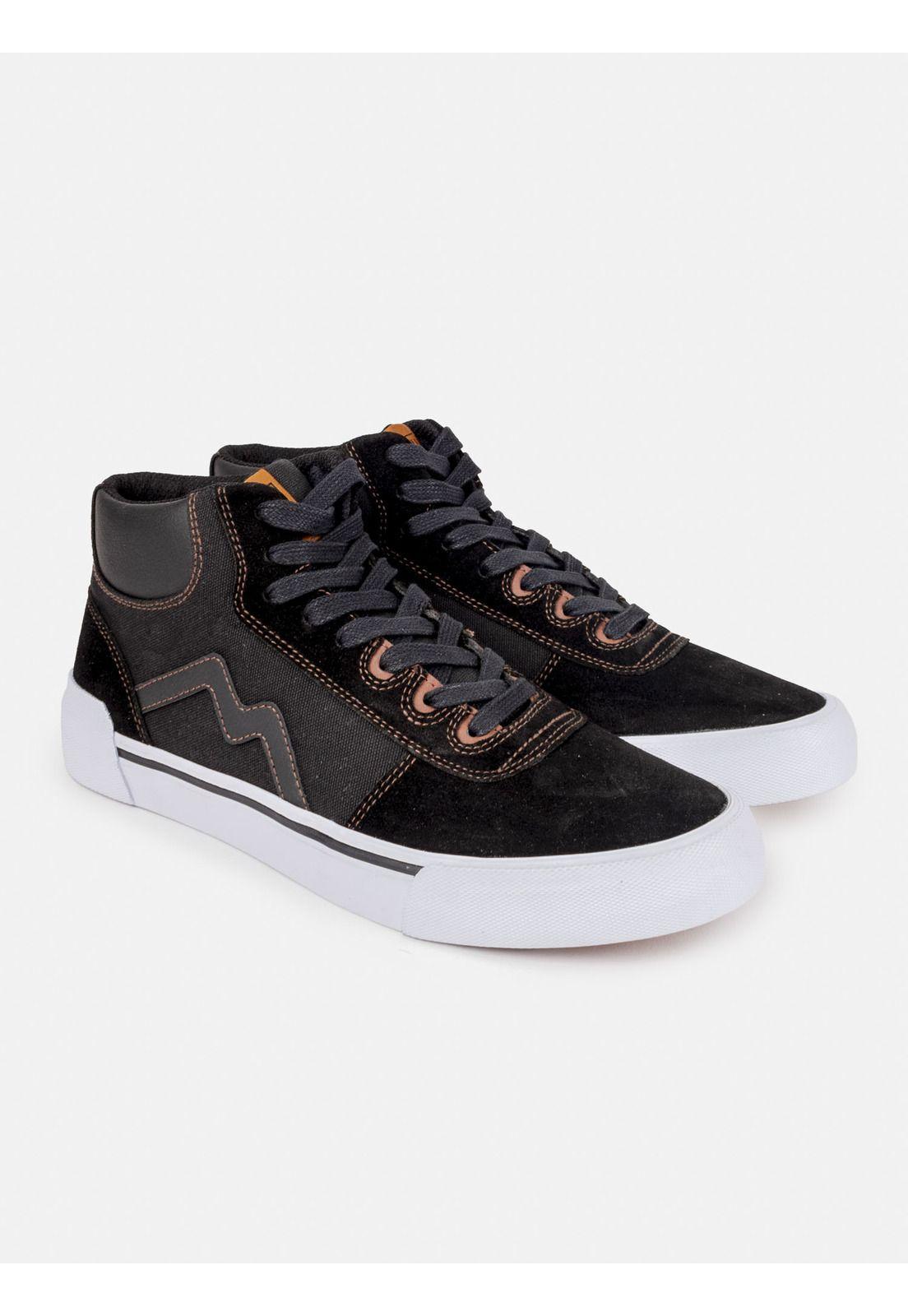 ZAPATILLAS CLASICAS PELE HI HOMBRE MAUI AND SONS | Negro | 37-4
