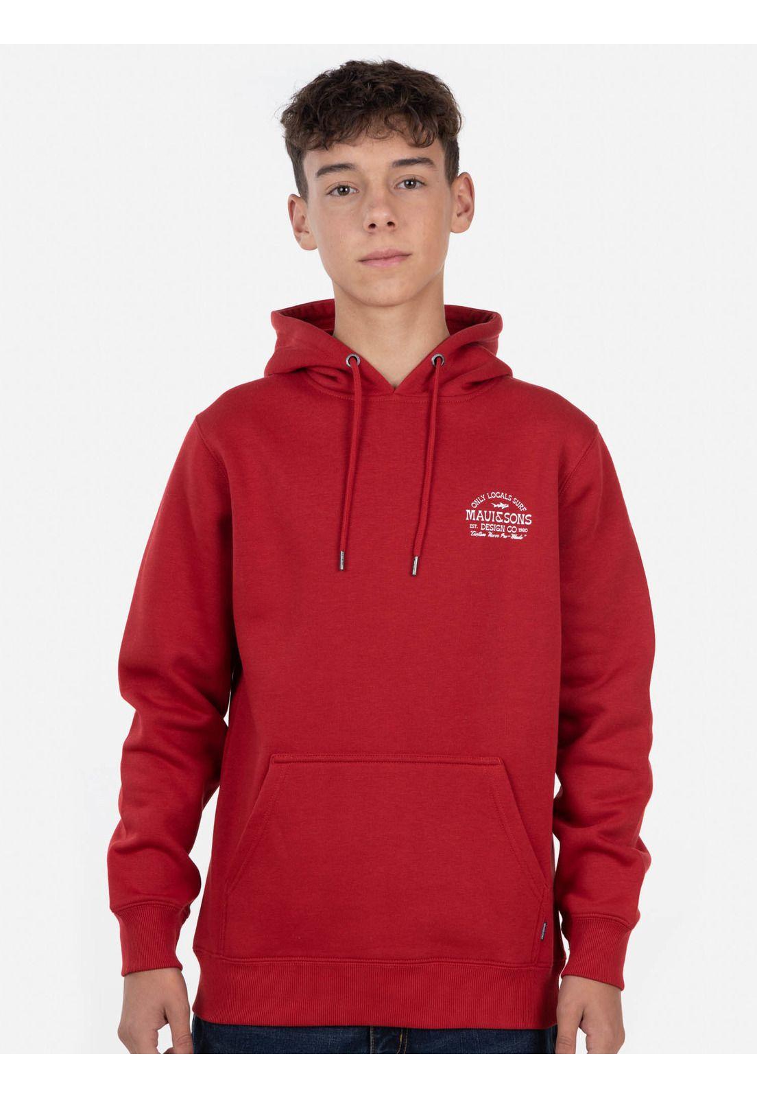 Poleron DESIGN Juvenil Rojo Maui and Sons-0
