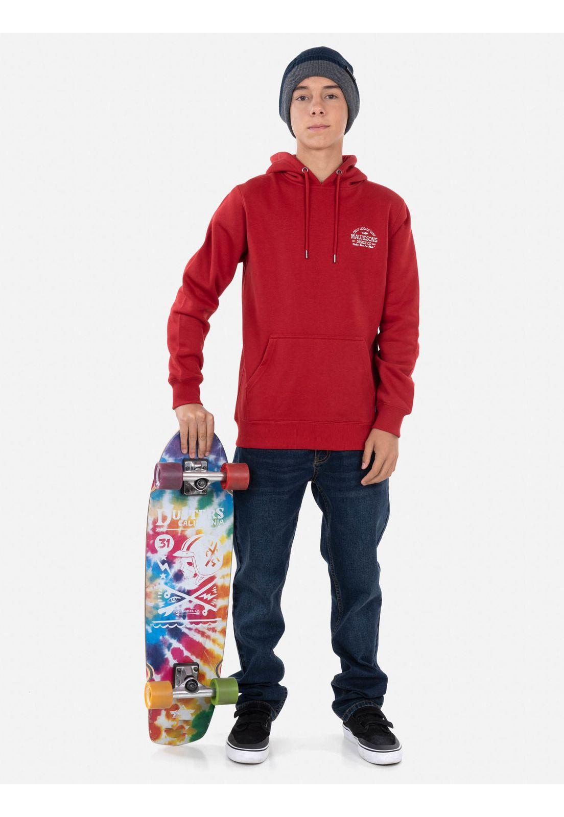 Poleron DESIGN Juvenil Rojo Maui and Sons-2