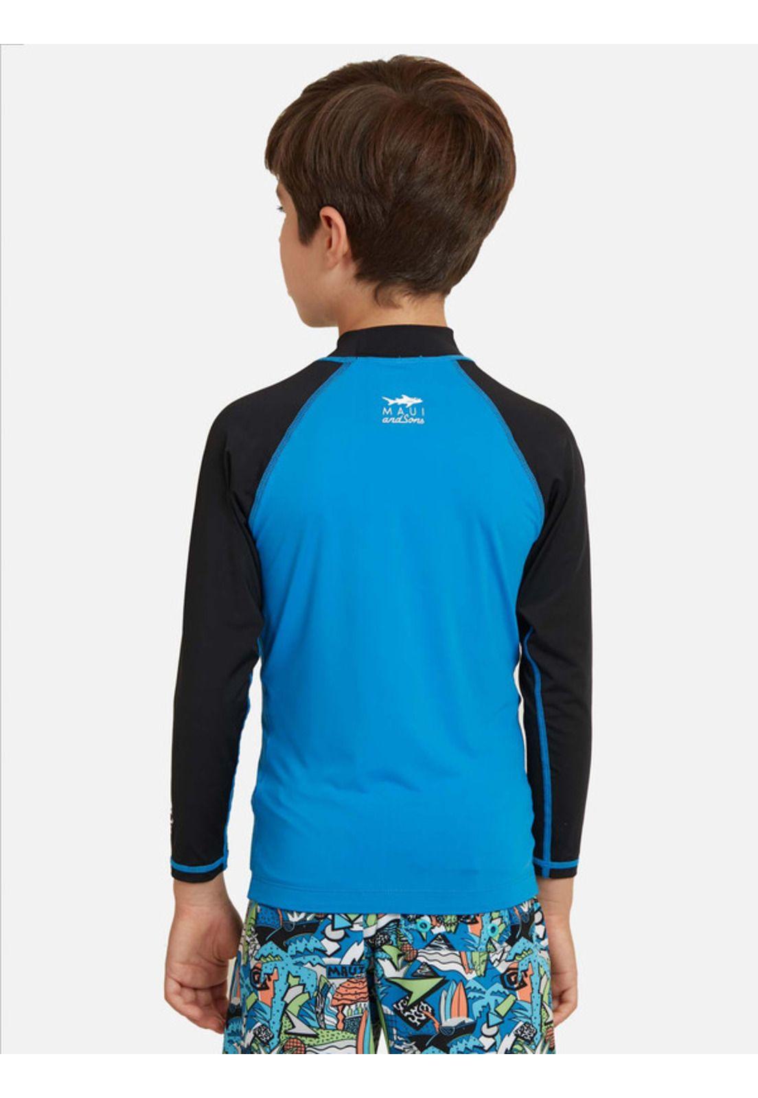 Polera Sin Nombre De Fantasia Niño Azul Maui And Sons-1