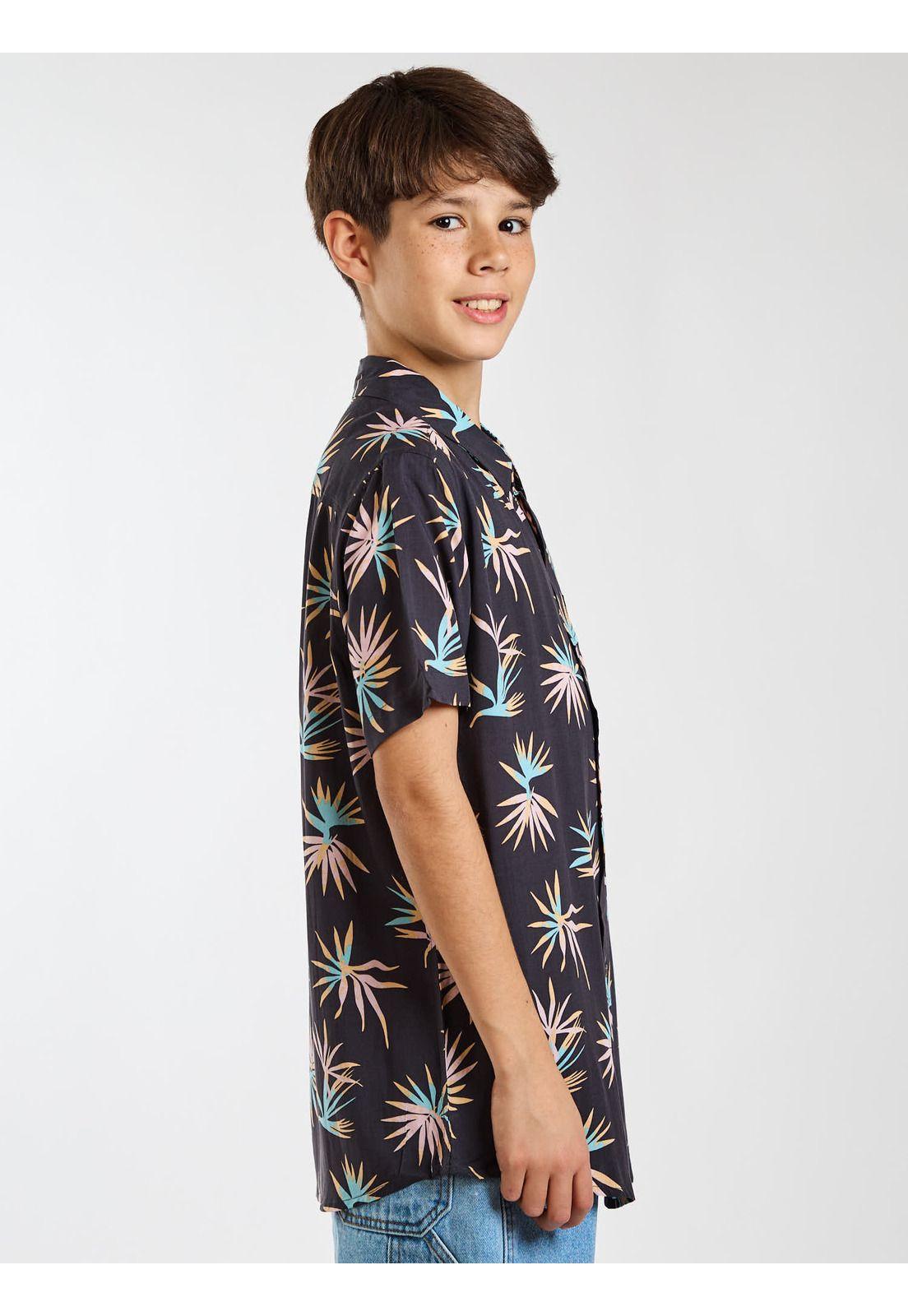 Camisa MC Wavely Multicolor Infantil Maui and Sons-2