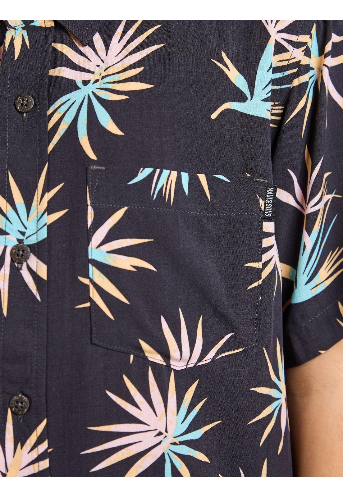 Camisa MC Wavely Multicolor Infantil Maui and Sons-4