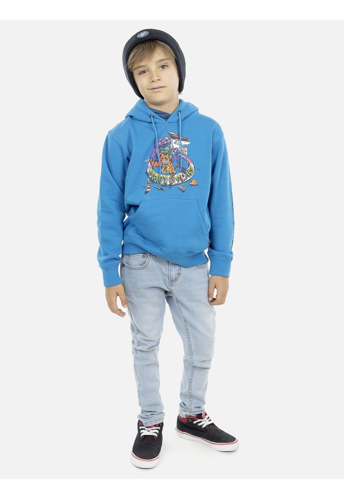 Poleron Kids Azul Maui and Sons 5O244-KI19-3