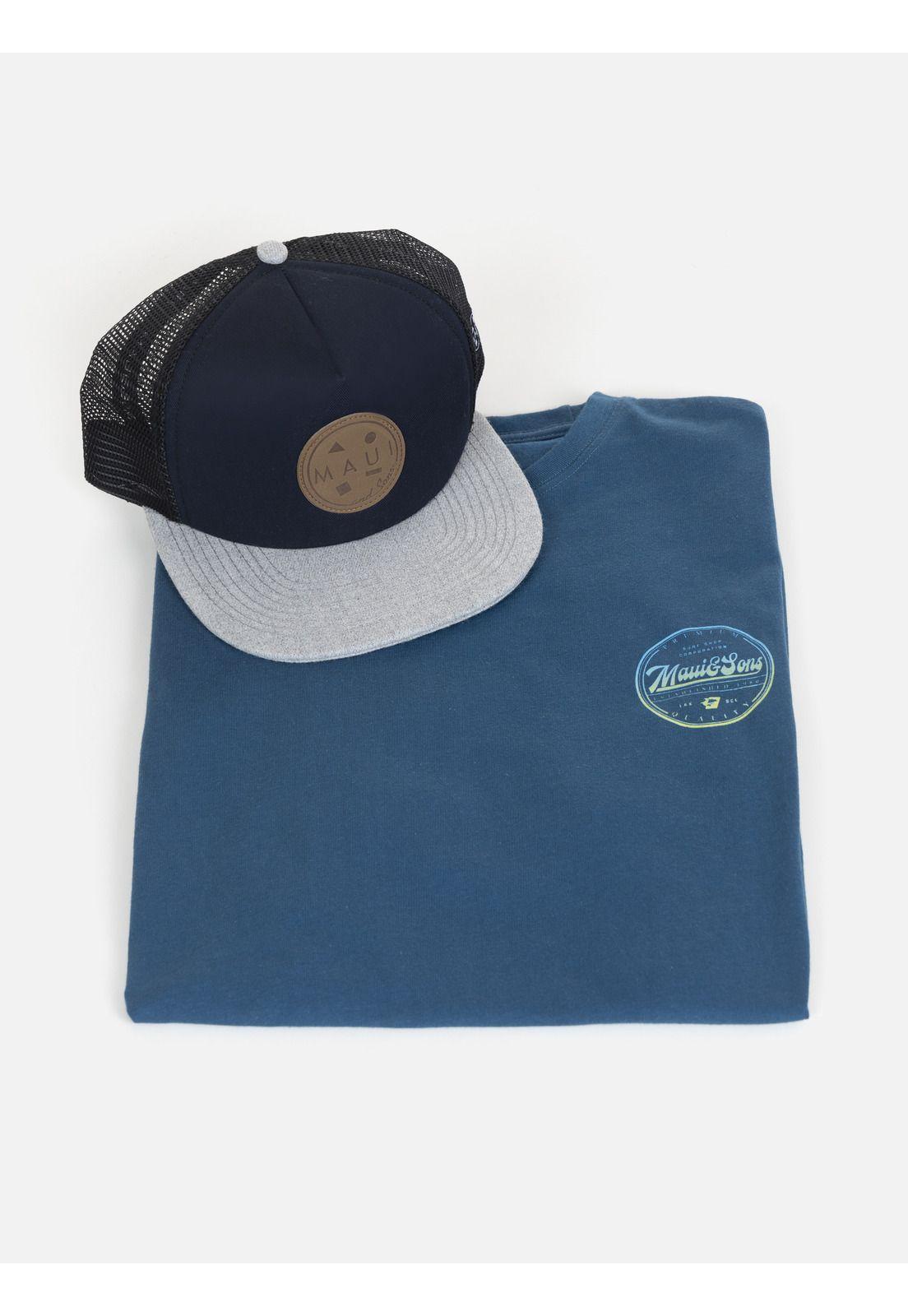 Pack Polera Jockey Hombre Azul 5AV1222-MV22 Maui And Sons-0