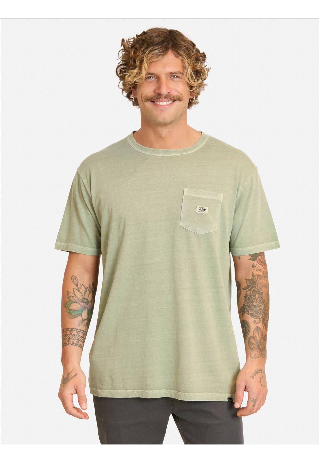Polera MC Lumimo Verde Hombre Maui And Sons-0