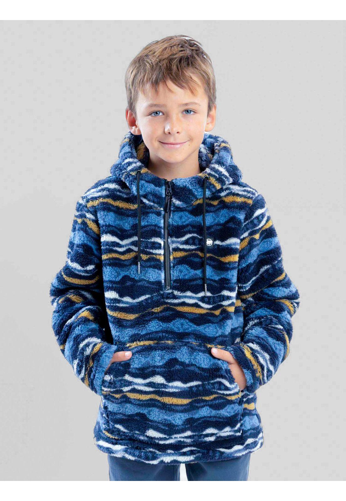 Poleron Chiporro Cangrej Multicolor Infantil Maui And Sons-0