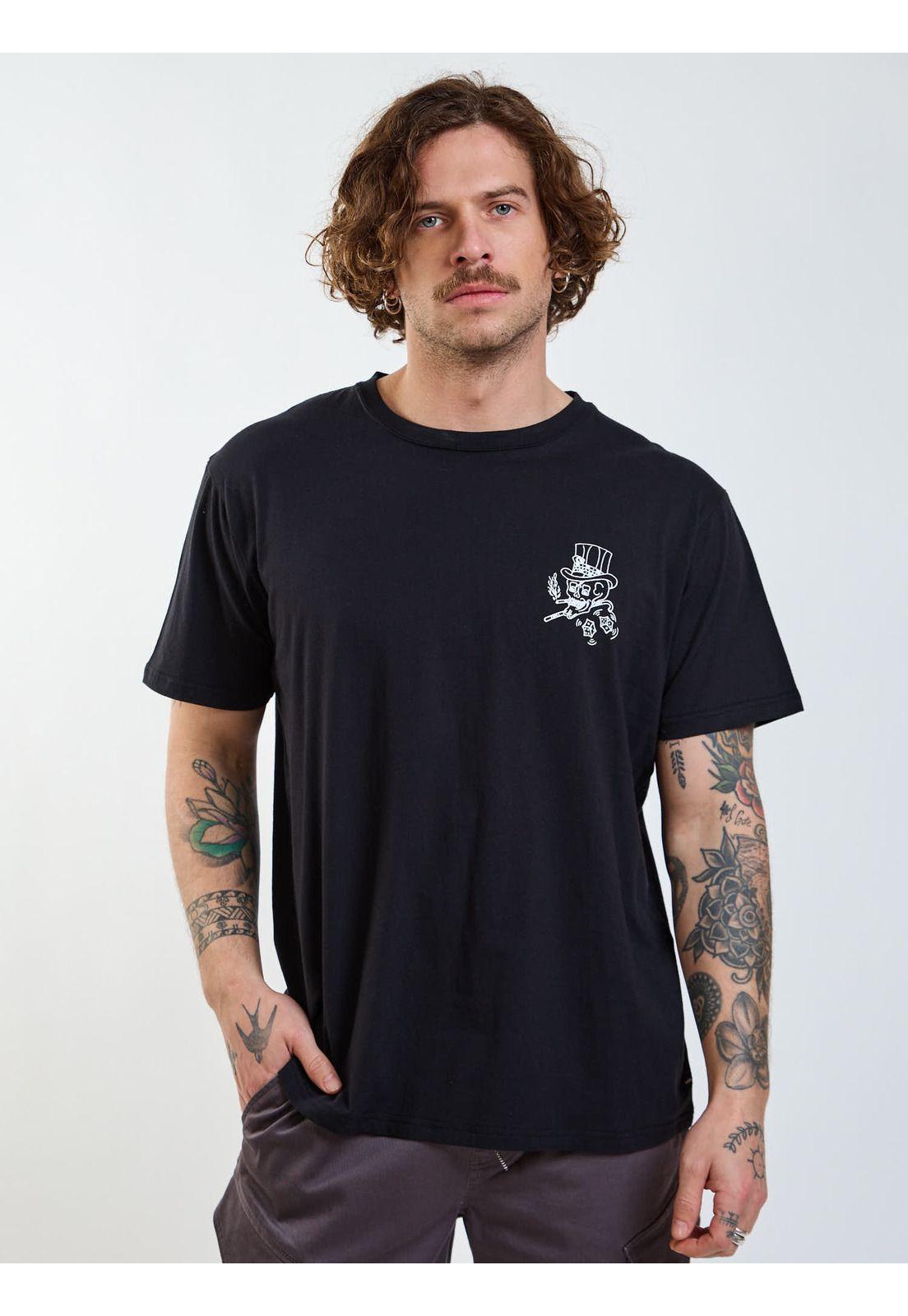 Polera MC Rip Tide Negro Hombre Volcom-0