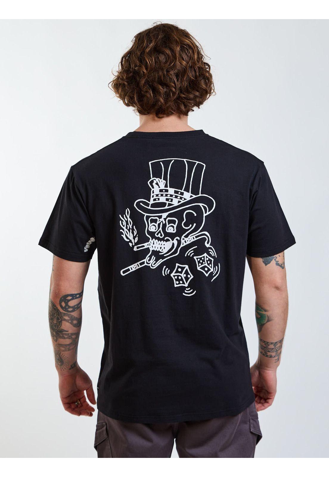 Polera MC Rip Tide Negro Hombre Volcom-1