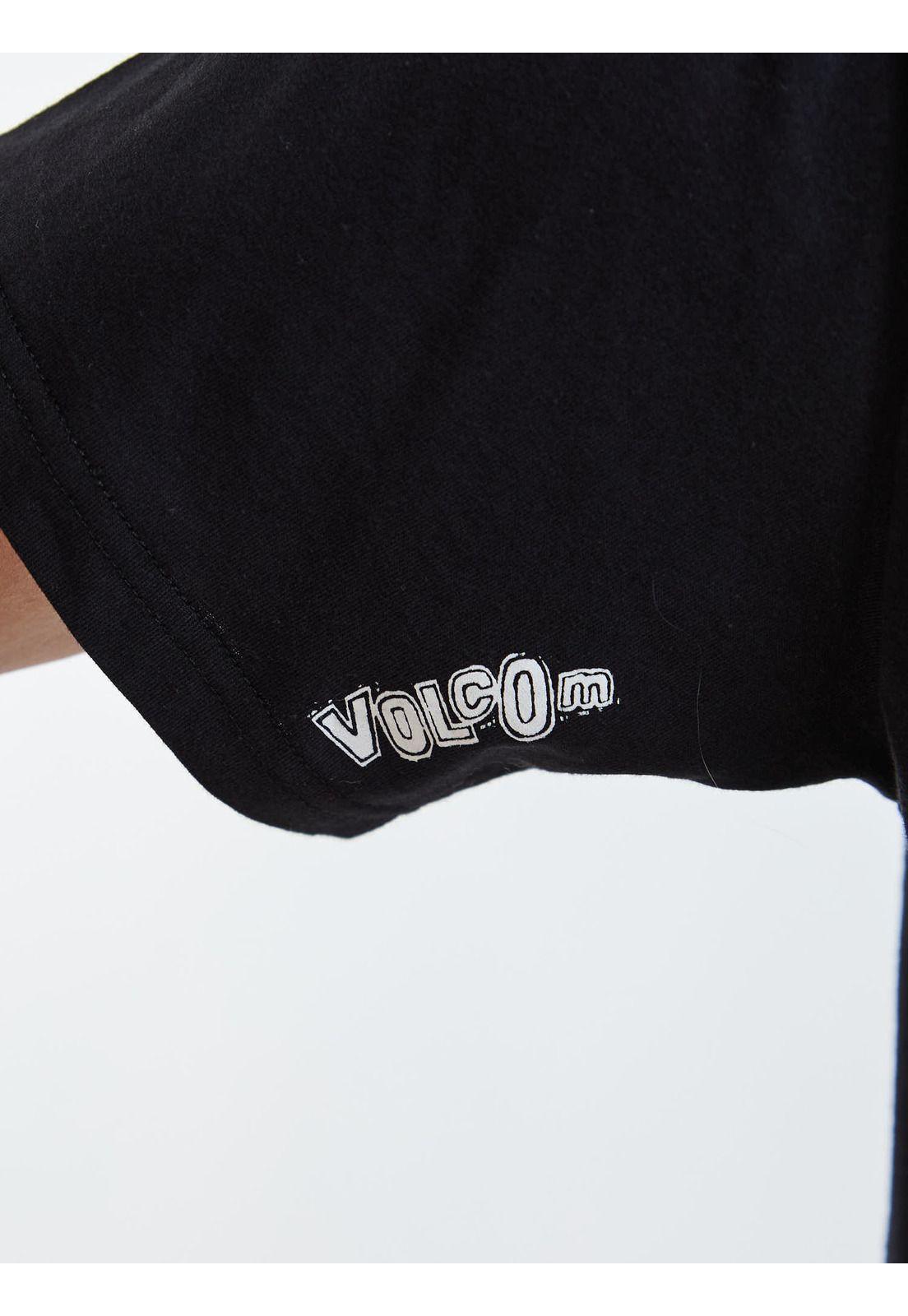 Polera MC Rip Tide Negro Hombre Volcom-5