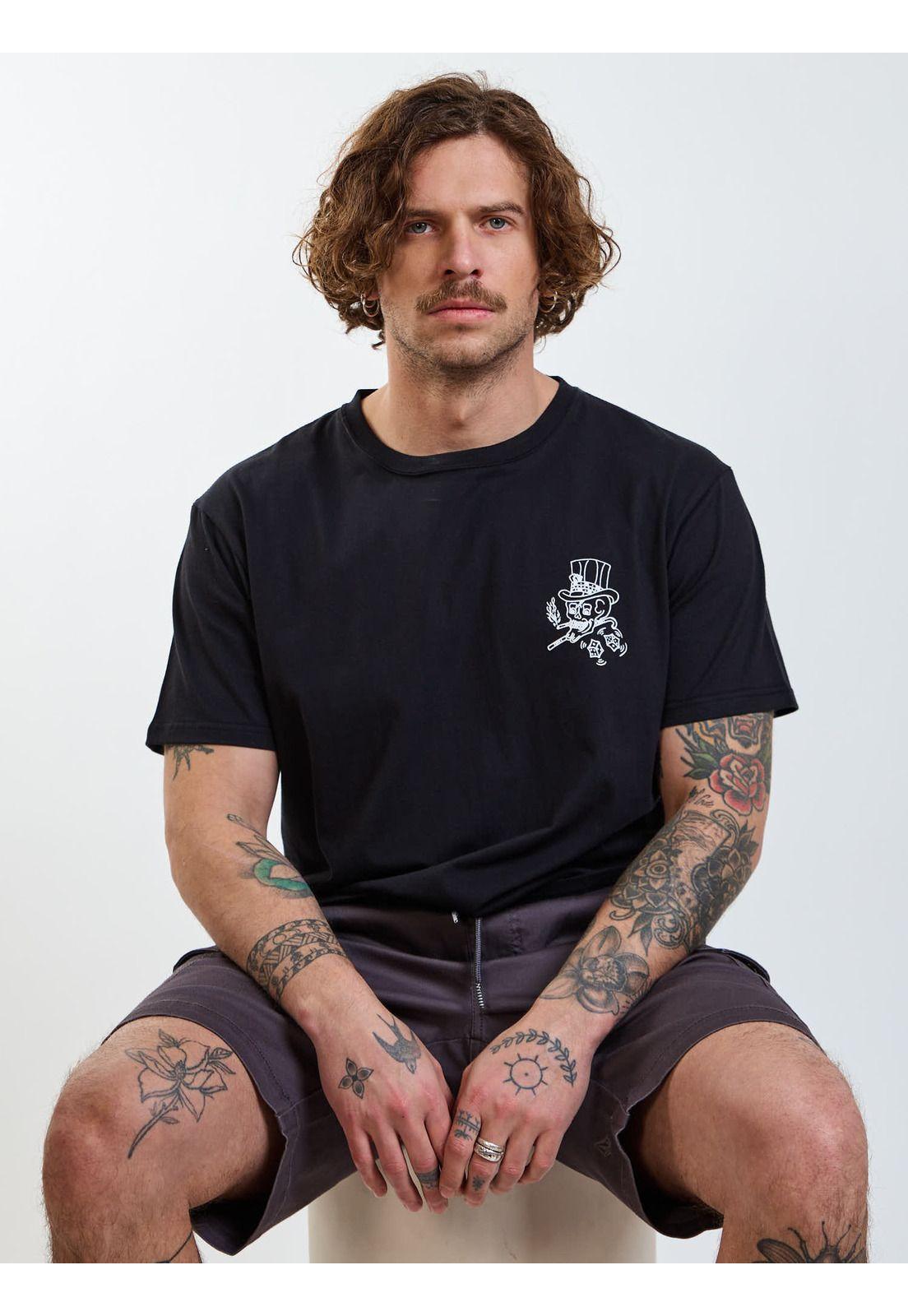 Polera MC Rip Tide Negro Hombre Volcom-8