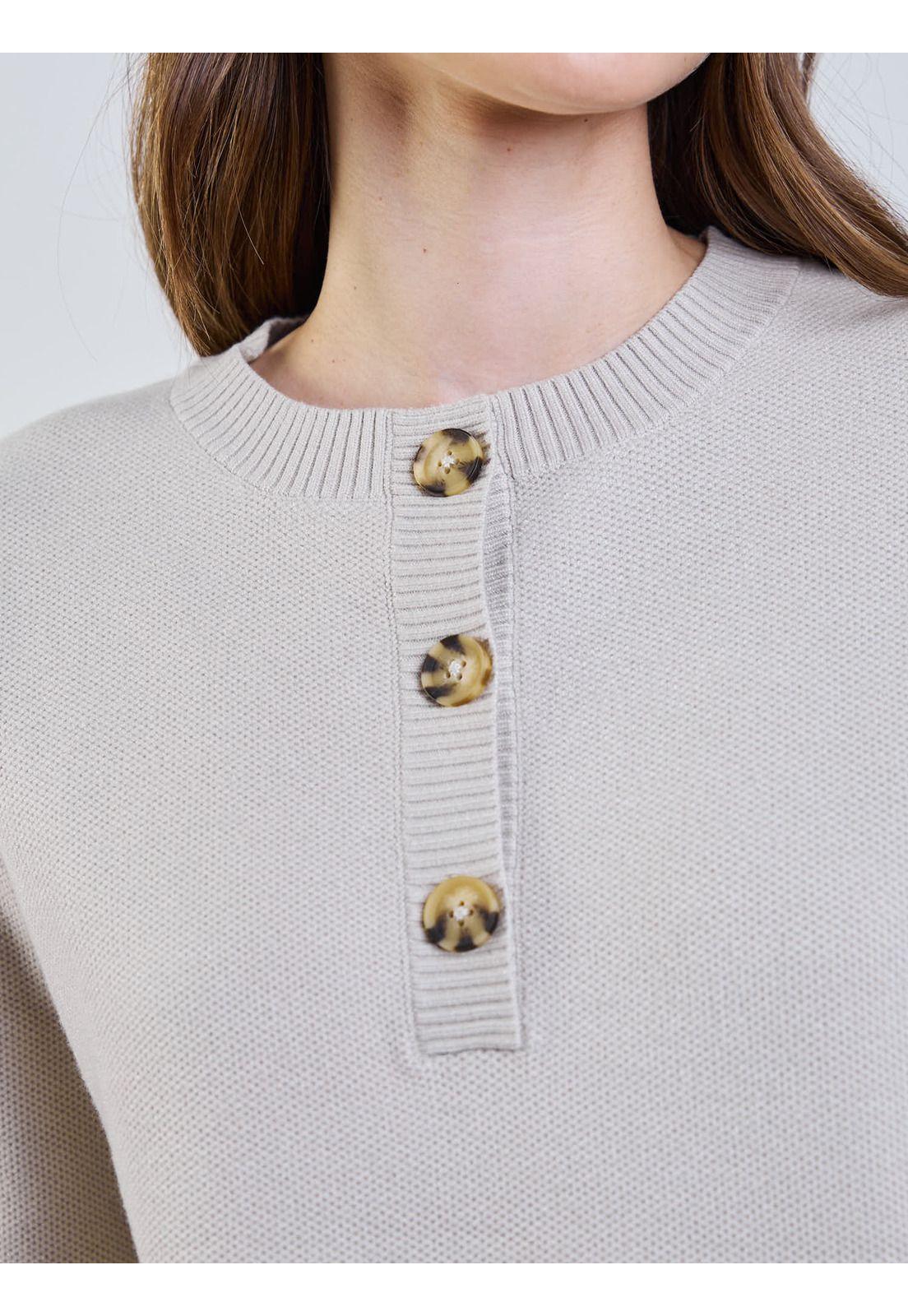 Sweater Canyx Beige Mujer Maui And Sons-4