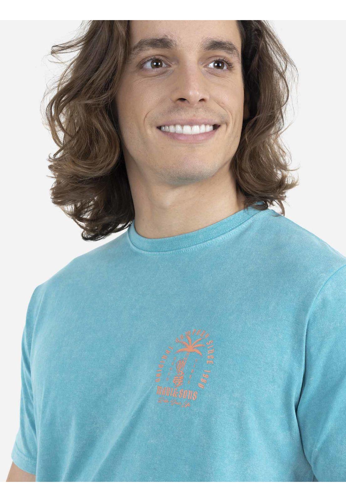 Polera Hombre 5P387-MV22 Turquesa Maui and Sons-2