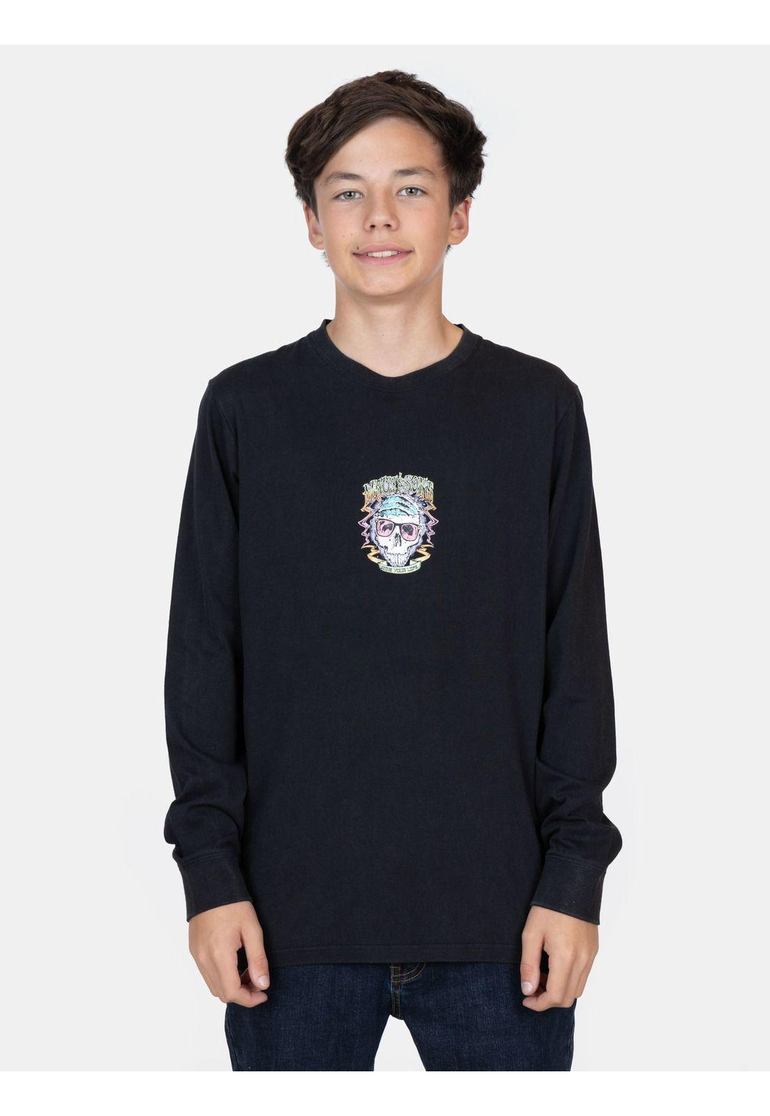 Polera ML RayVibe Negro Infantil Maui And Sons-0