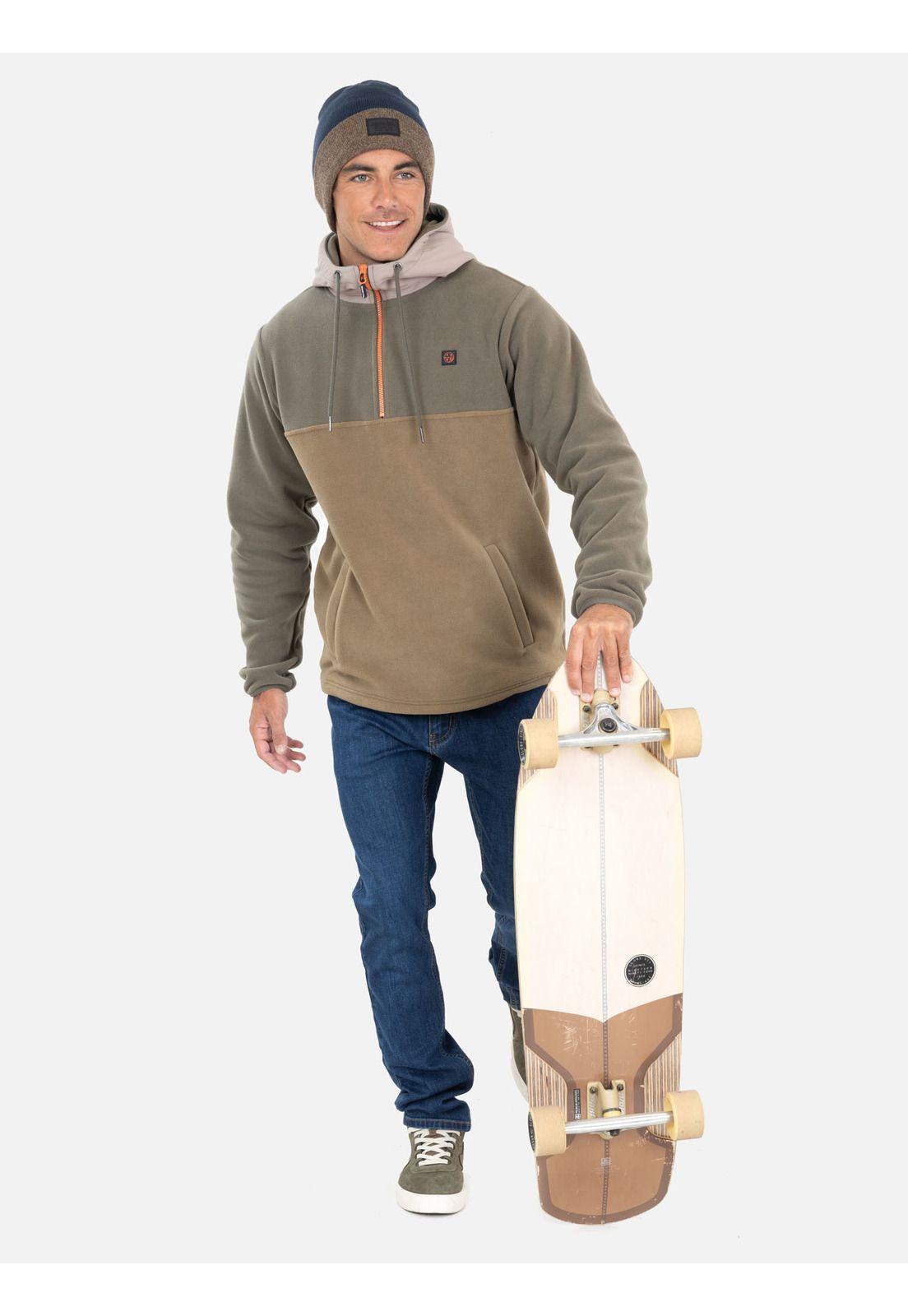 Poleron Micropolar Samy Café Hombre Maui And Sons-3
