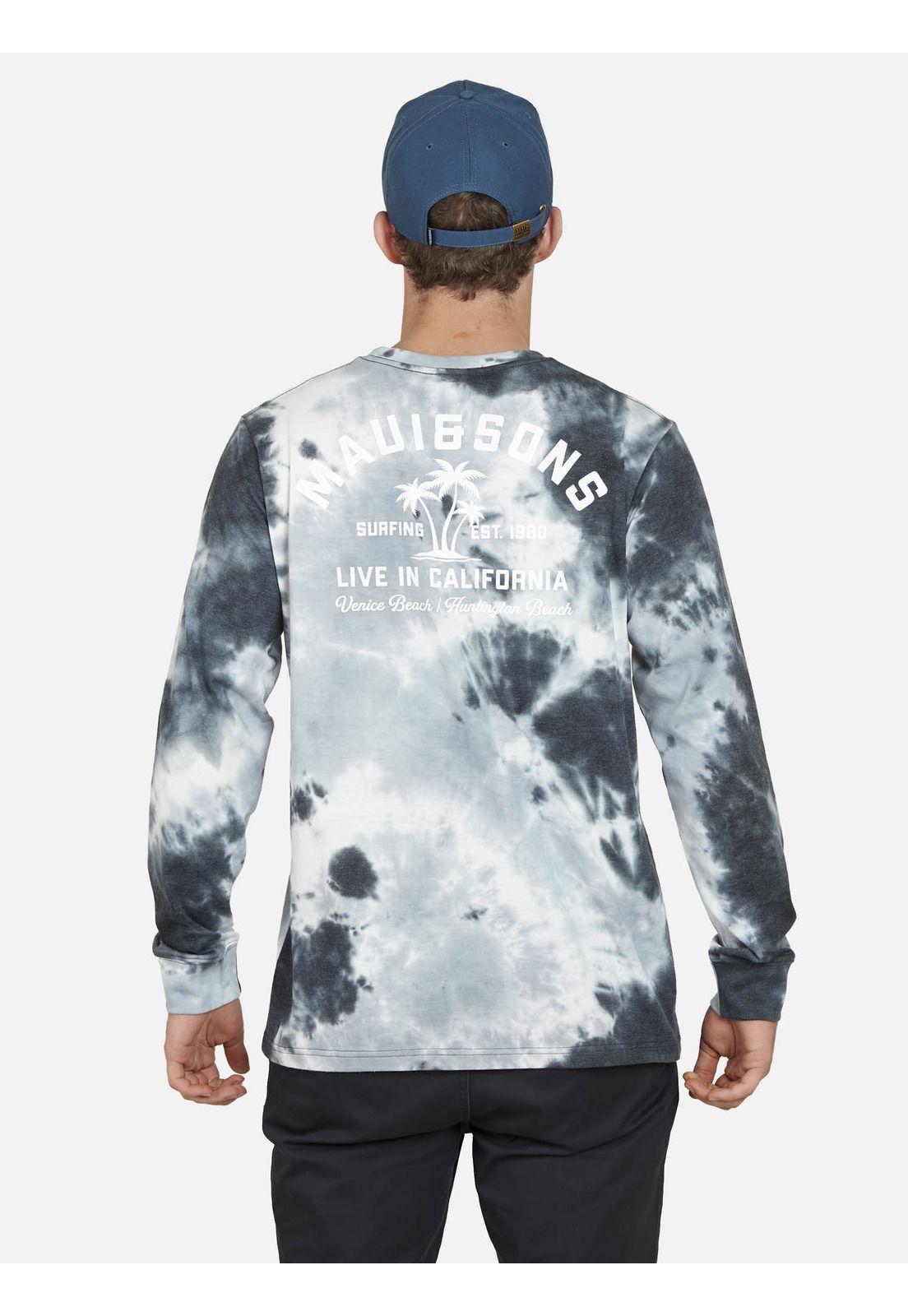 Polera HUNTINGTON BEACH TIE DYE Hombre Multicolor Maui and Sons-1