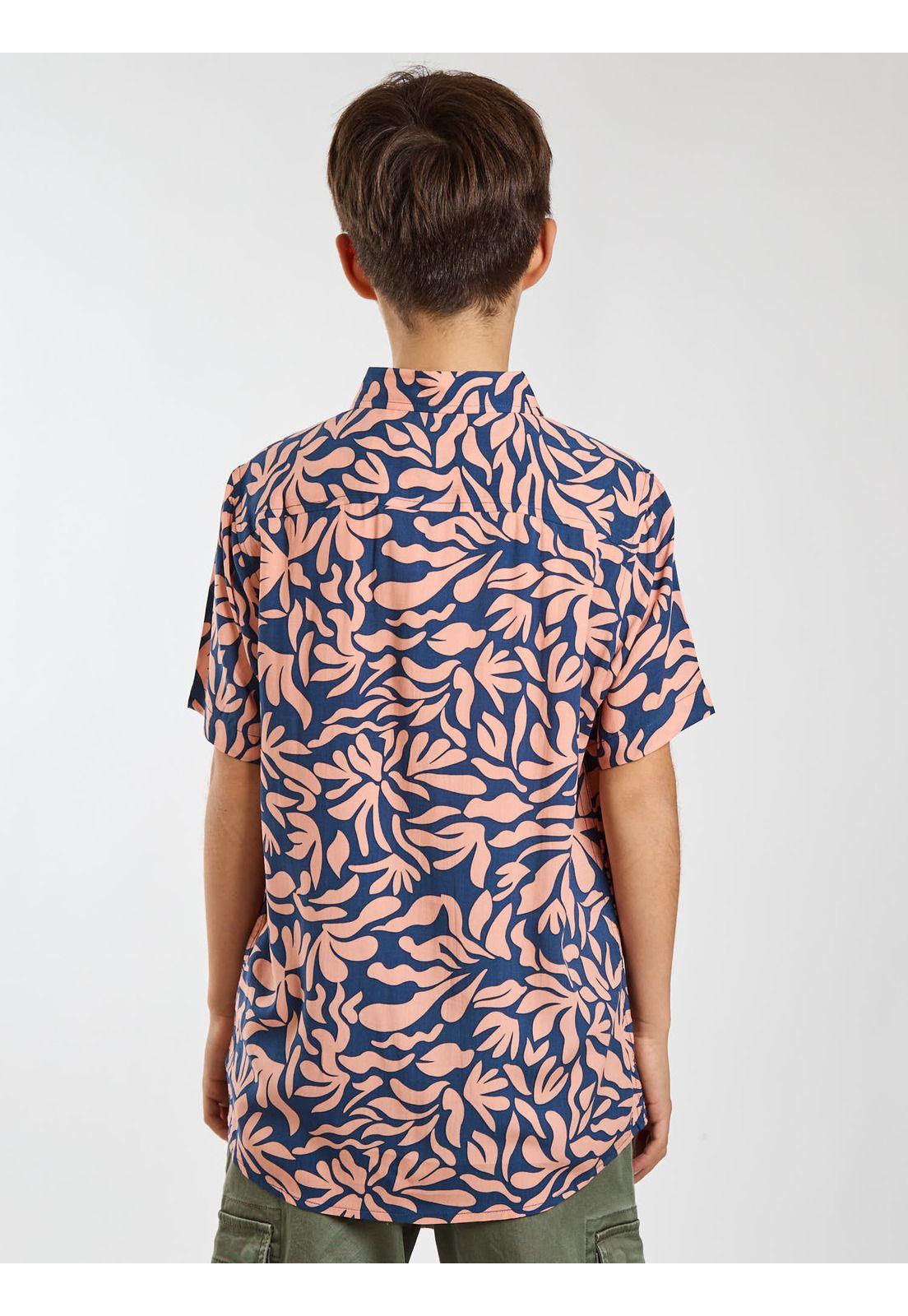 Camisa MC Makoa Multicolor Infantil Maui and Sons-1